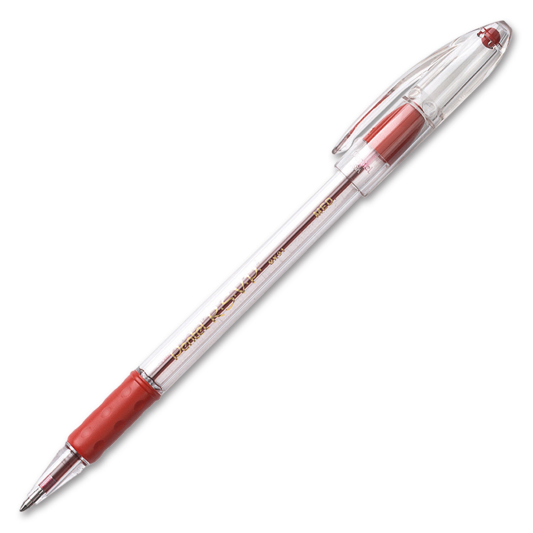 R.S.V.P.® Ballpoint Pen, Medium Point, Red, Pack of 24 - A1 School Supplies