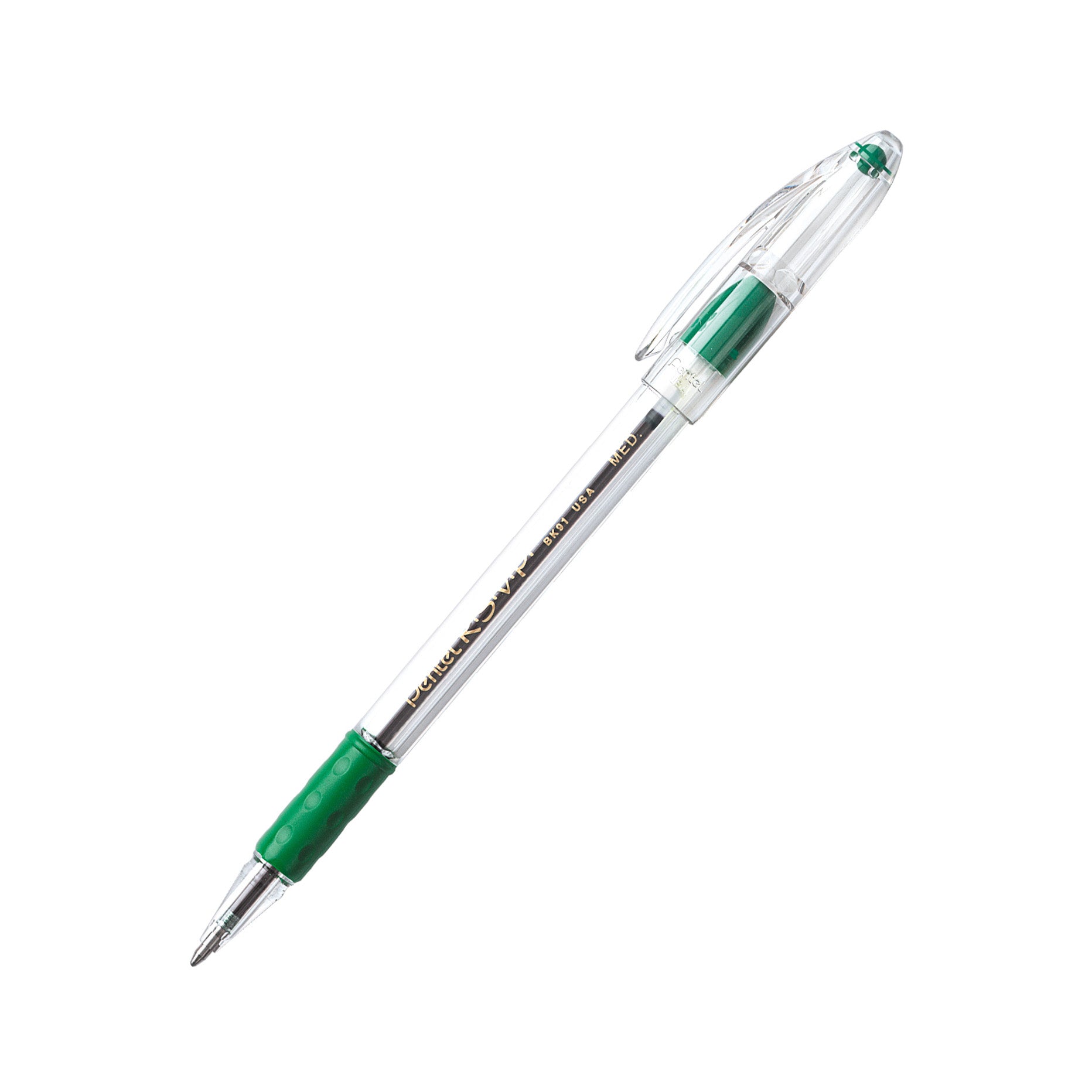 R.S.V.P.® Ballpoint Pen, Medium Point, Green, Pack of 24 - A1 School Supplies