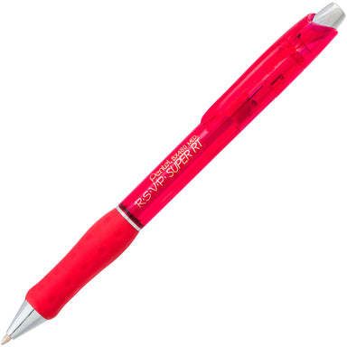 R.S.V.P.® Super RT Retractable Ballpoint Pen, Red, Pack of 12 - A1 School Supplies