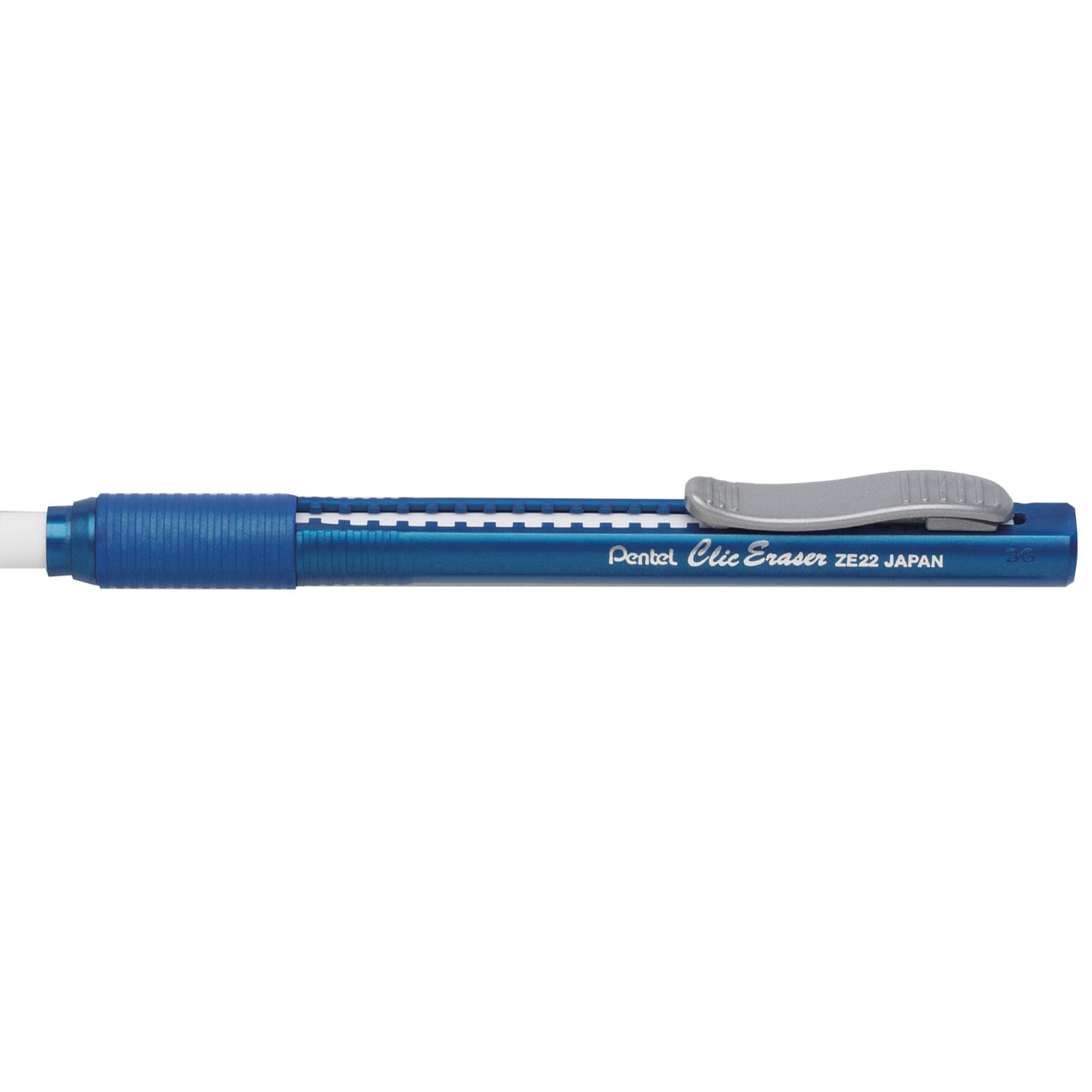 Clic Erasers® Grip, Blue Barrel, Pack of 12