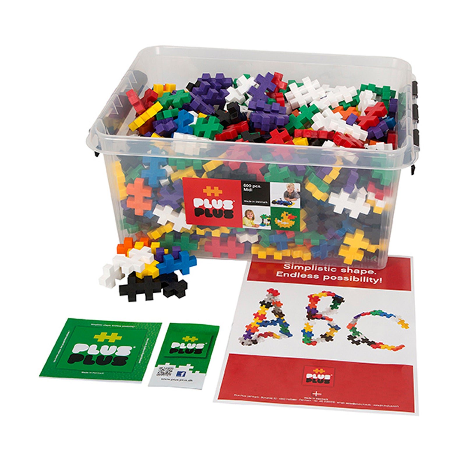 Building Blocks Construction Set, Big Size, 600 Pieces