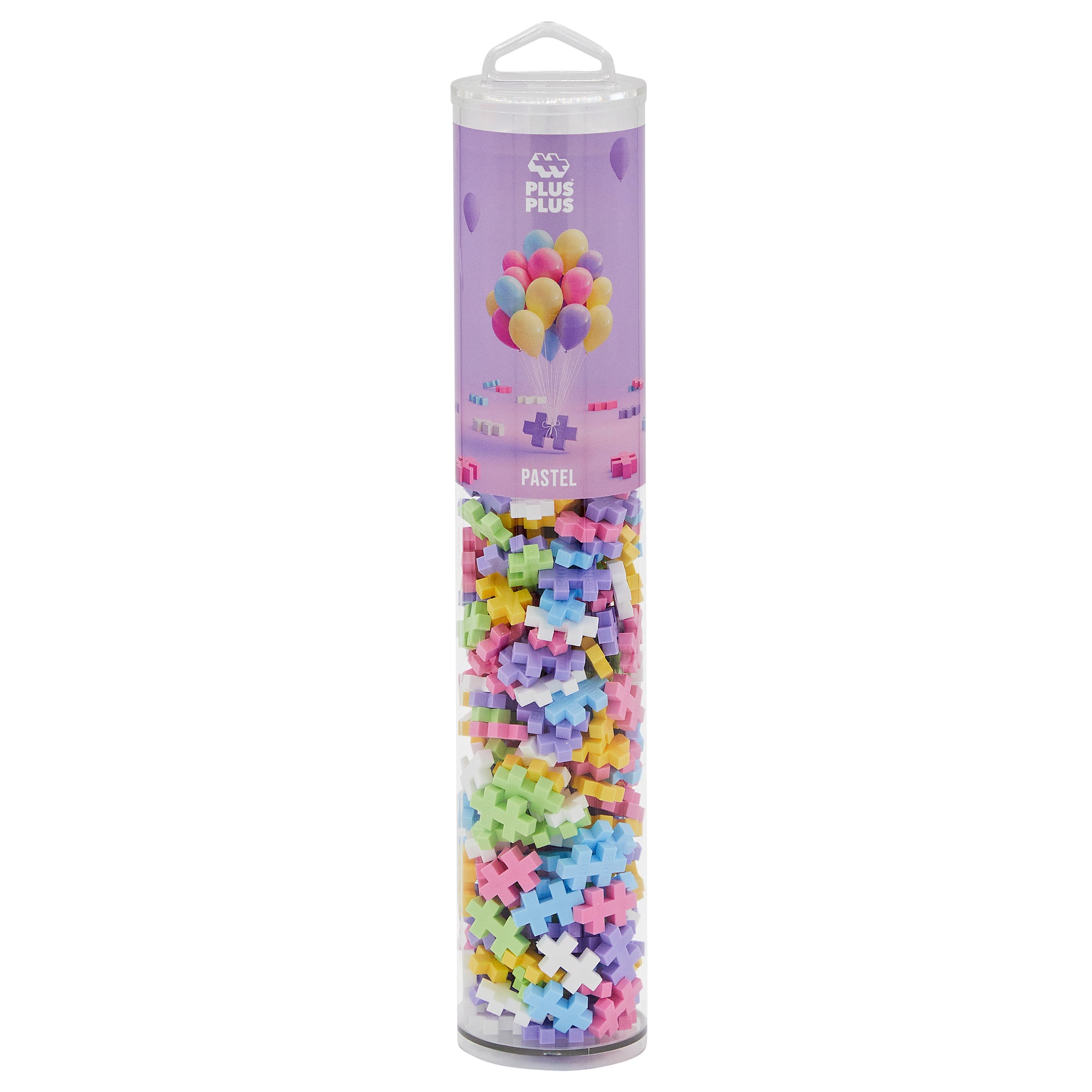 Building Blocks 240-Piece Tube, Pastel