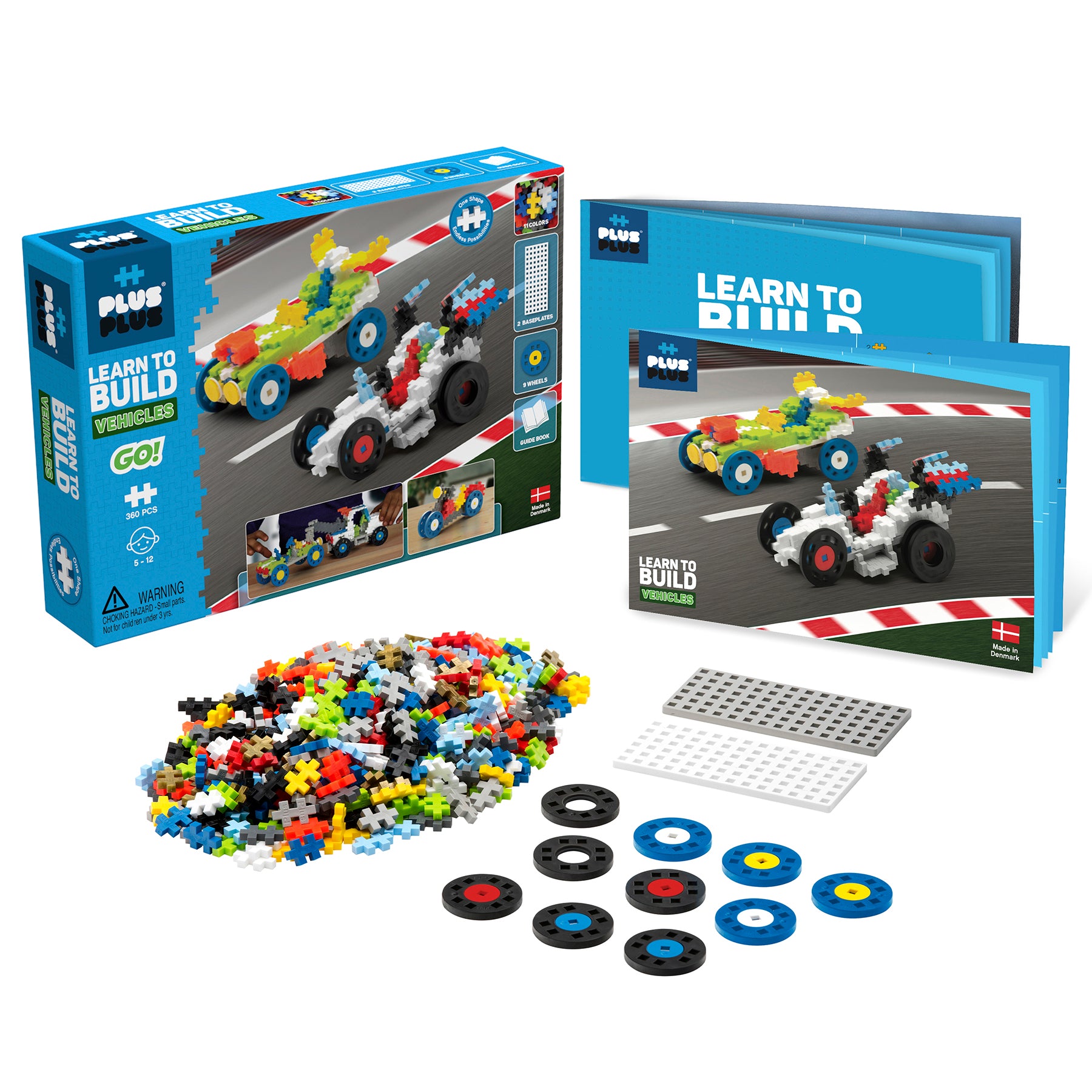 Building Blocks Learn To Build Go! Vehicles, 360 Pieces