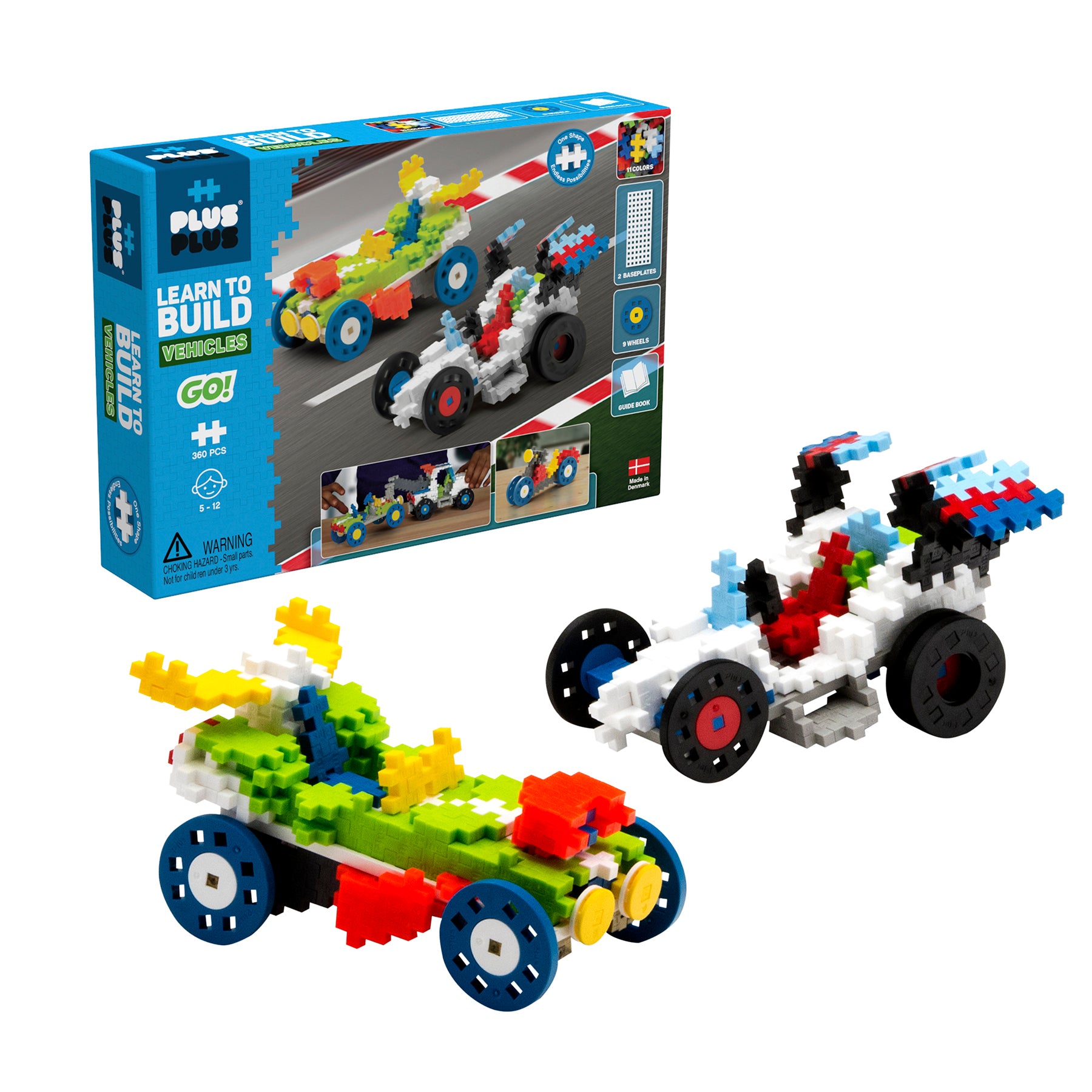 Building Blocks Learn To Build Go! Vehicles, 360 Pieces