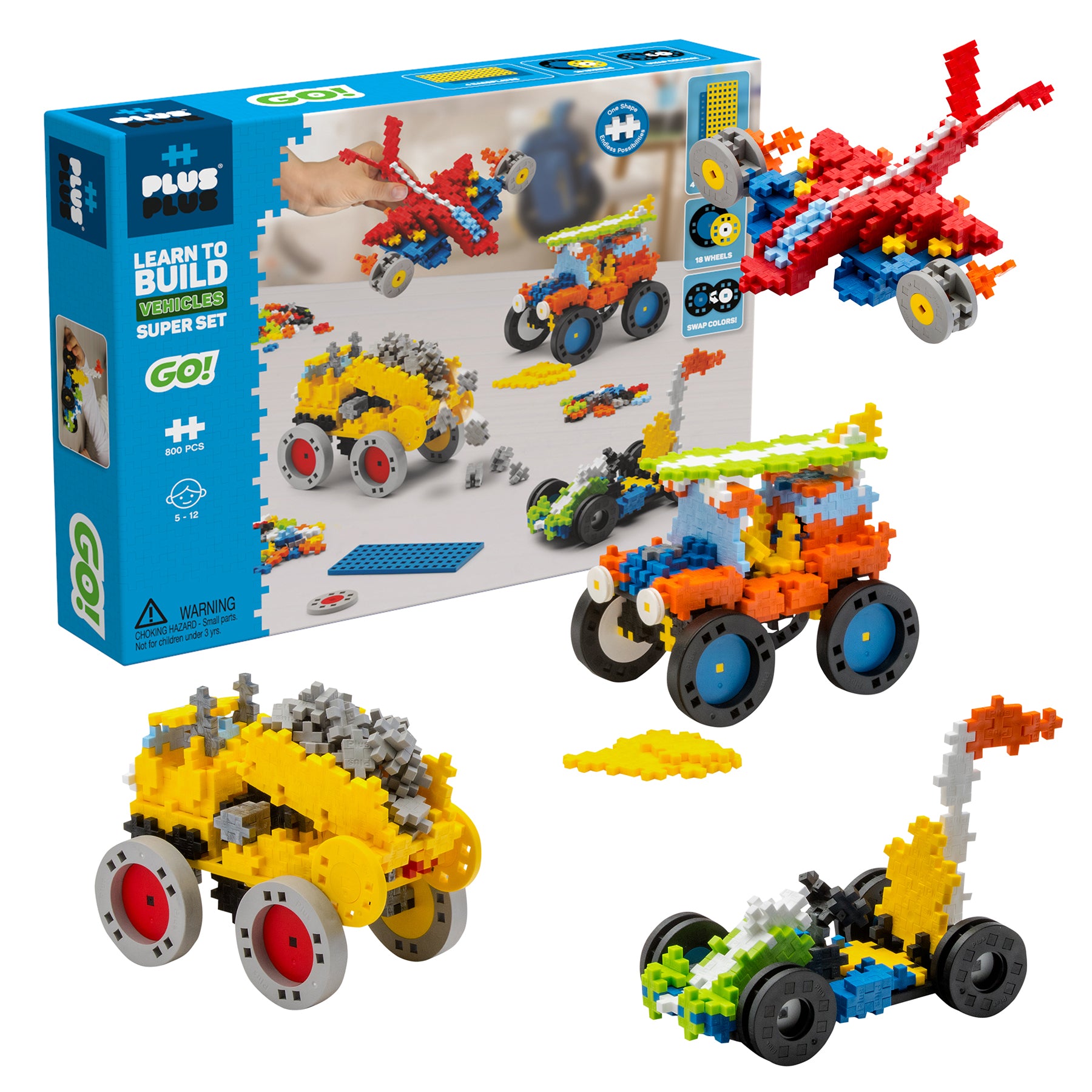 Building Blocks Learn To Build Go! Vehicles, Super Set