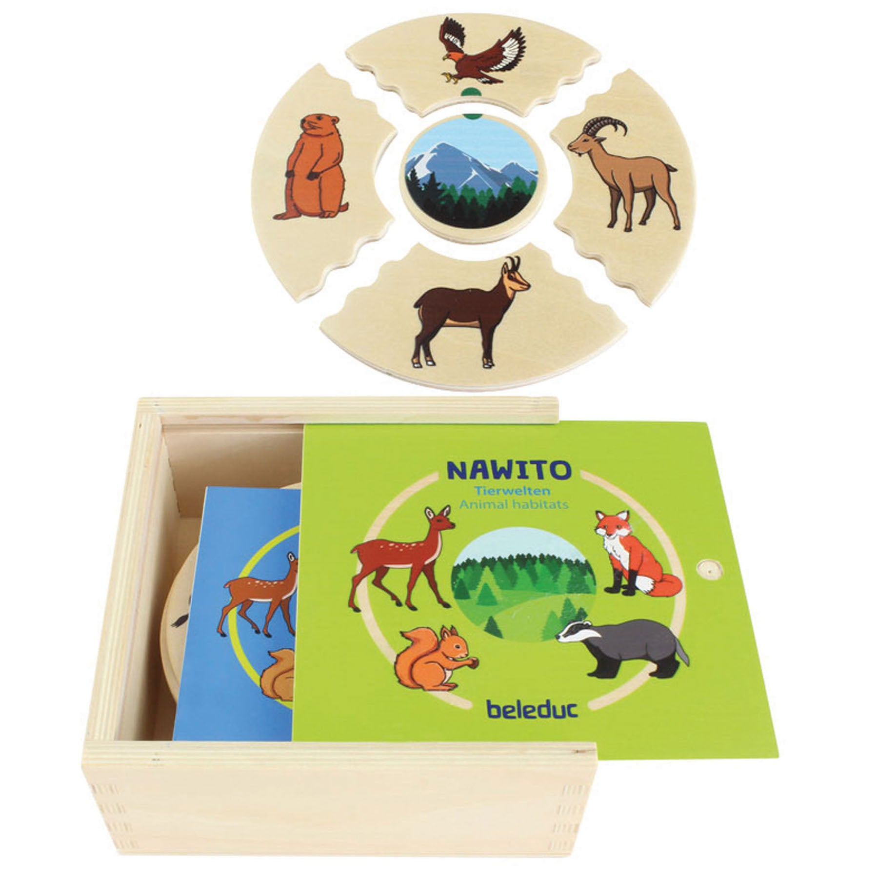 Nawito Animal Habitats Puzzles