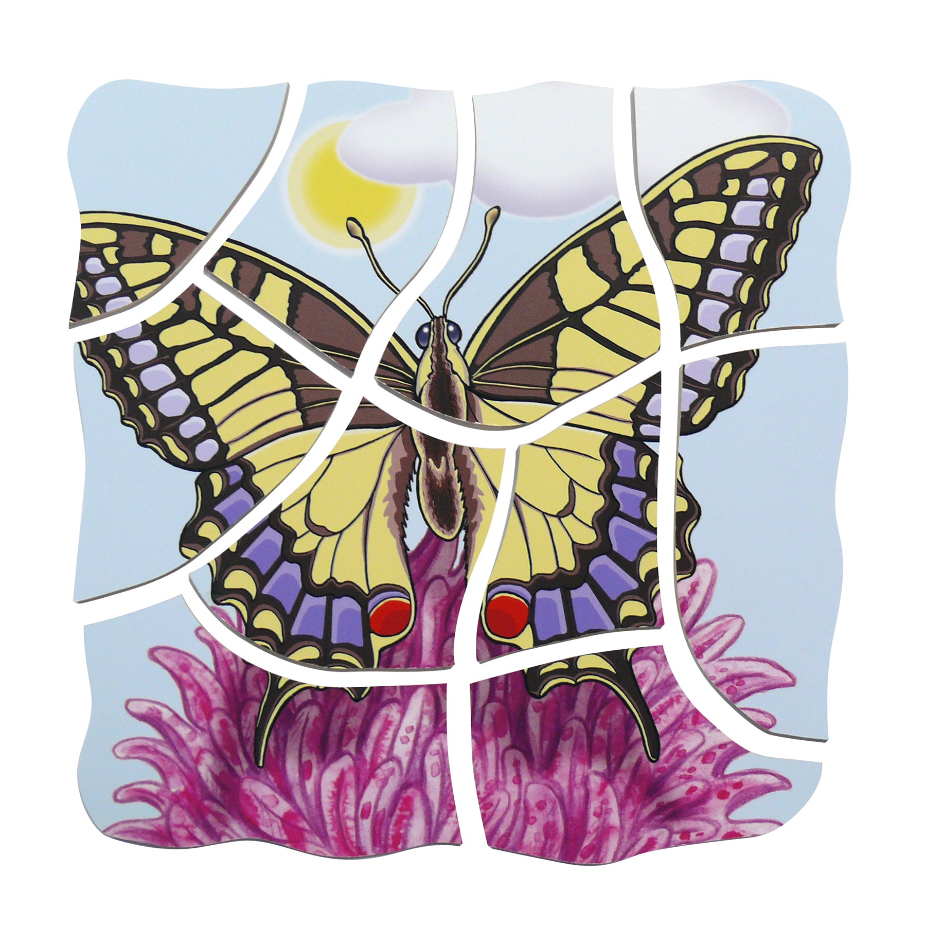 Layer Puzzle, Butterfly