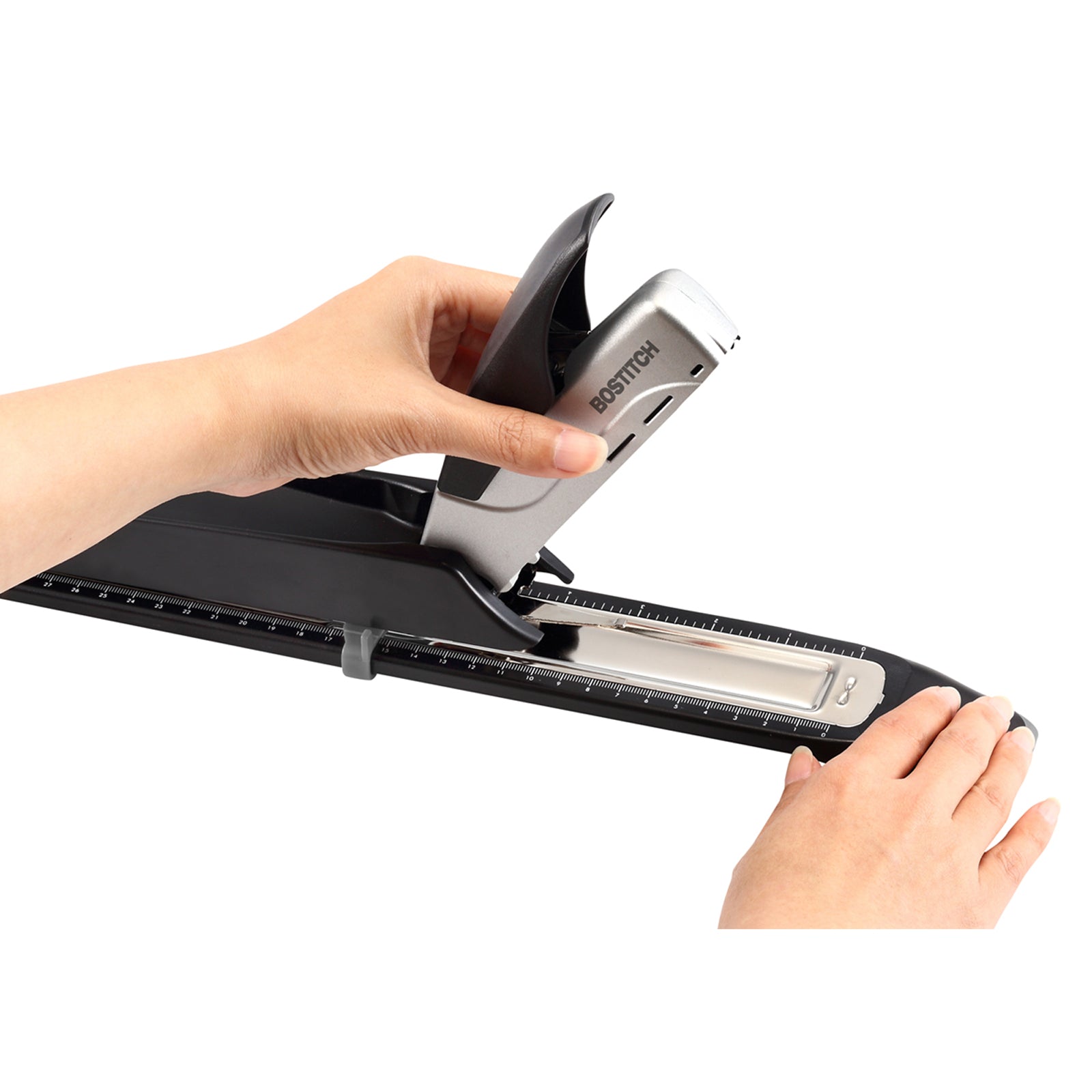 inREACH™ 25 12.5" Long Reach Stapler, Silver/Black