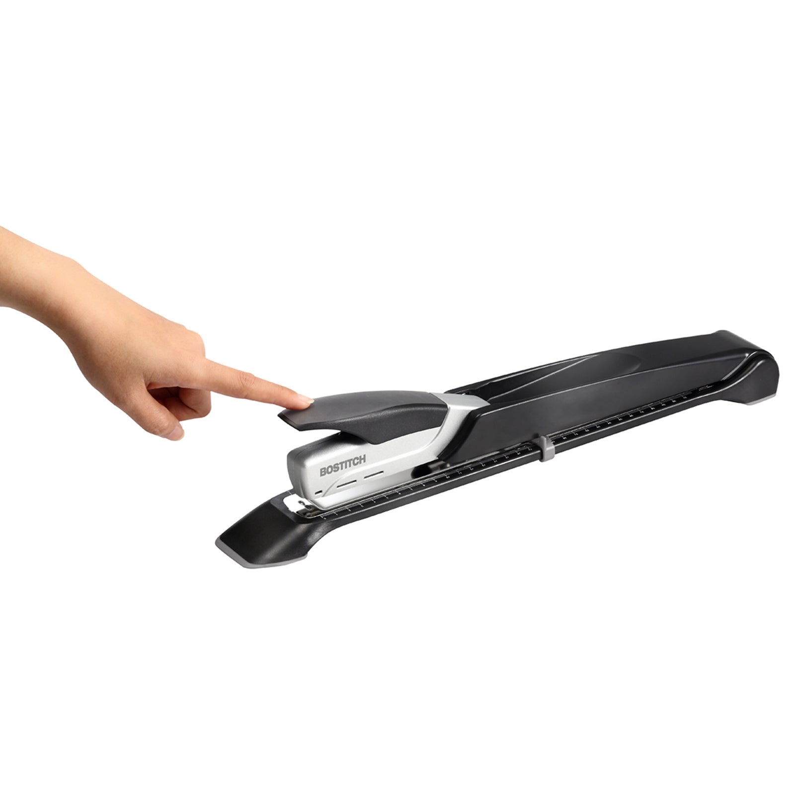 inREACH™ 25 12.5" Long Reach Stapler, Silver/Black