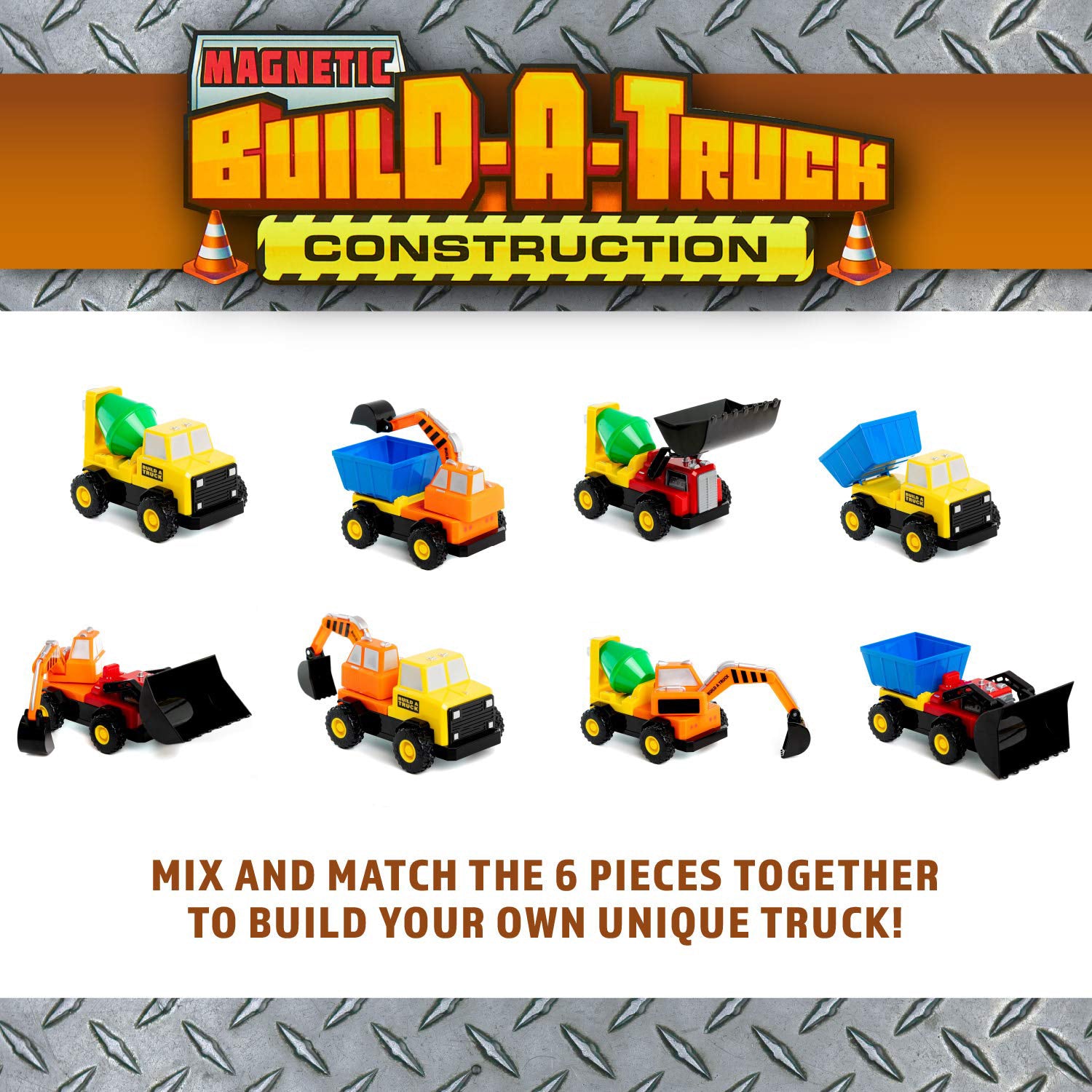 Magnetic Build-a-Truck™ Construction