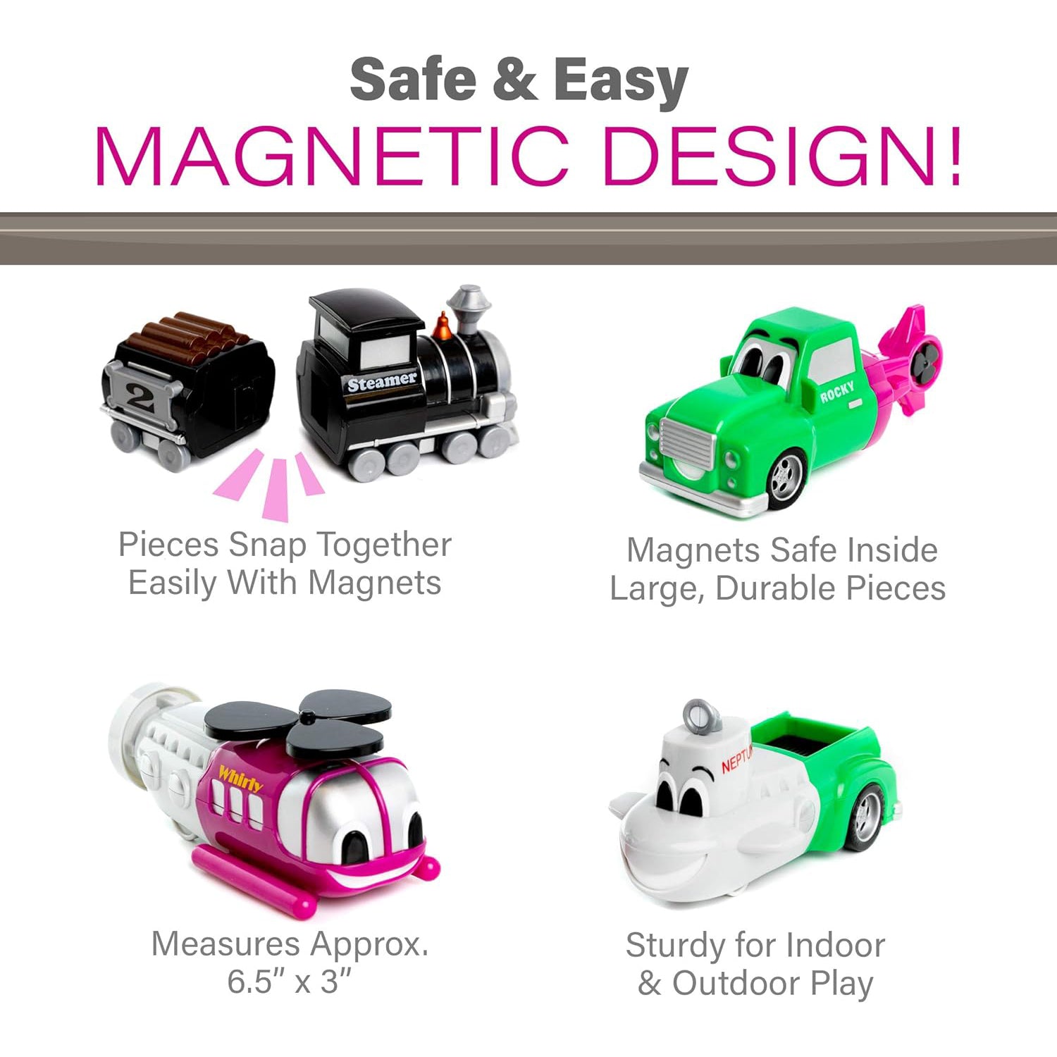 Magnetic Mix or Match® Junior, Set 2