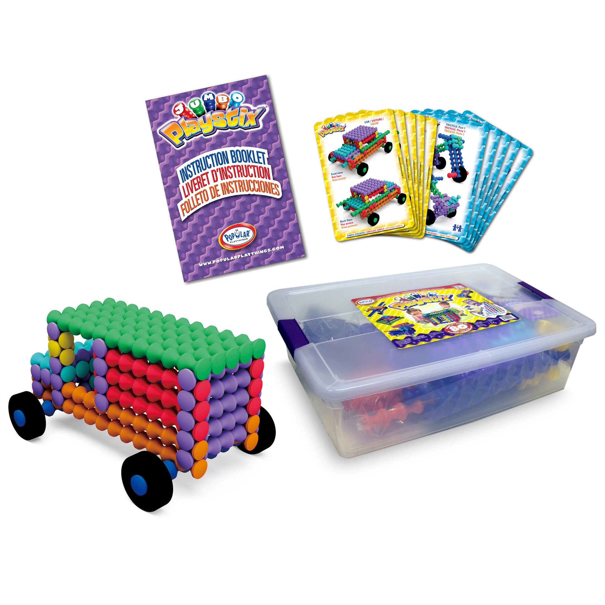 Jumbo Playstix® 80-Piece Set