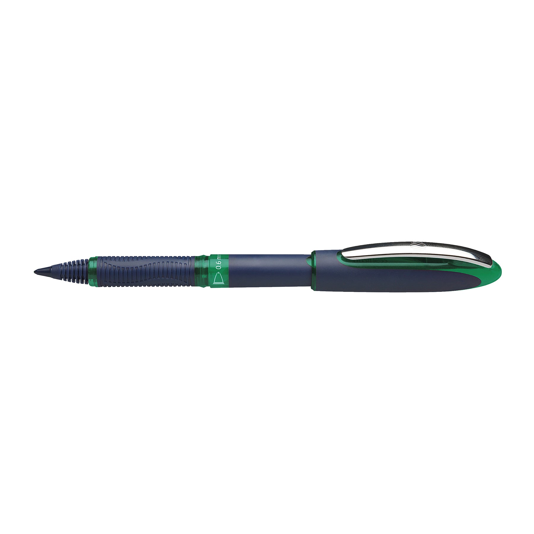 One Business Rollerball Pens, 0.6mm, Green, Pack of 10