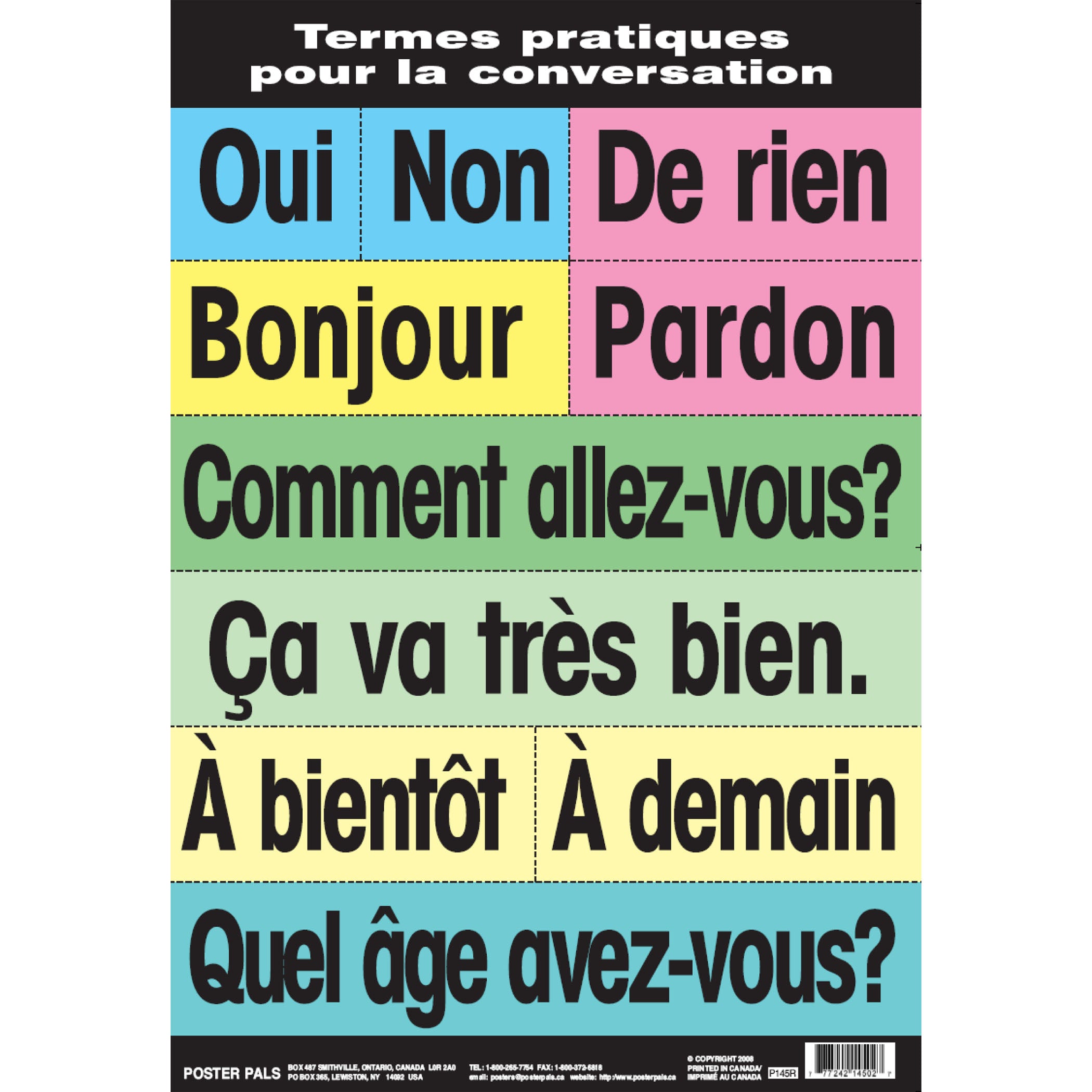 French High-Frequency Vocab Card Set