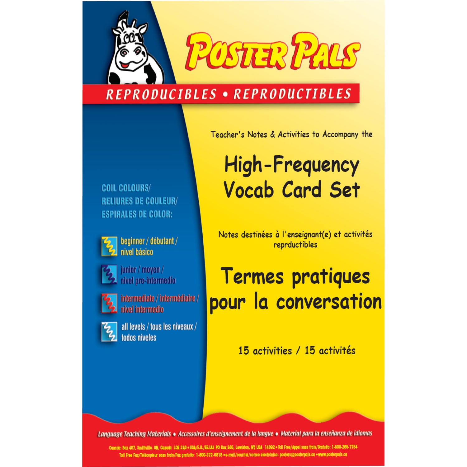 French High-Frequency Vocab Card Set