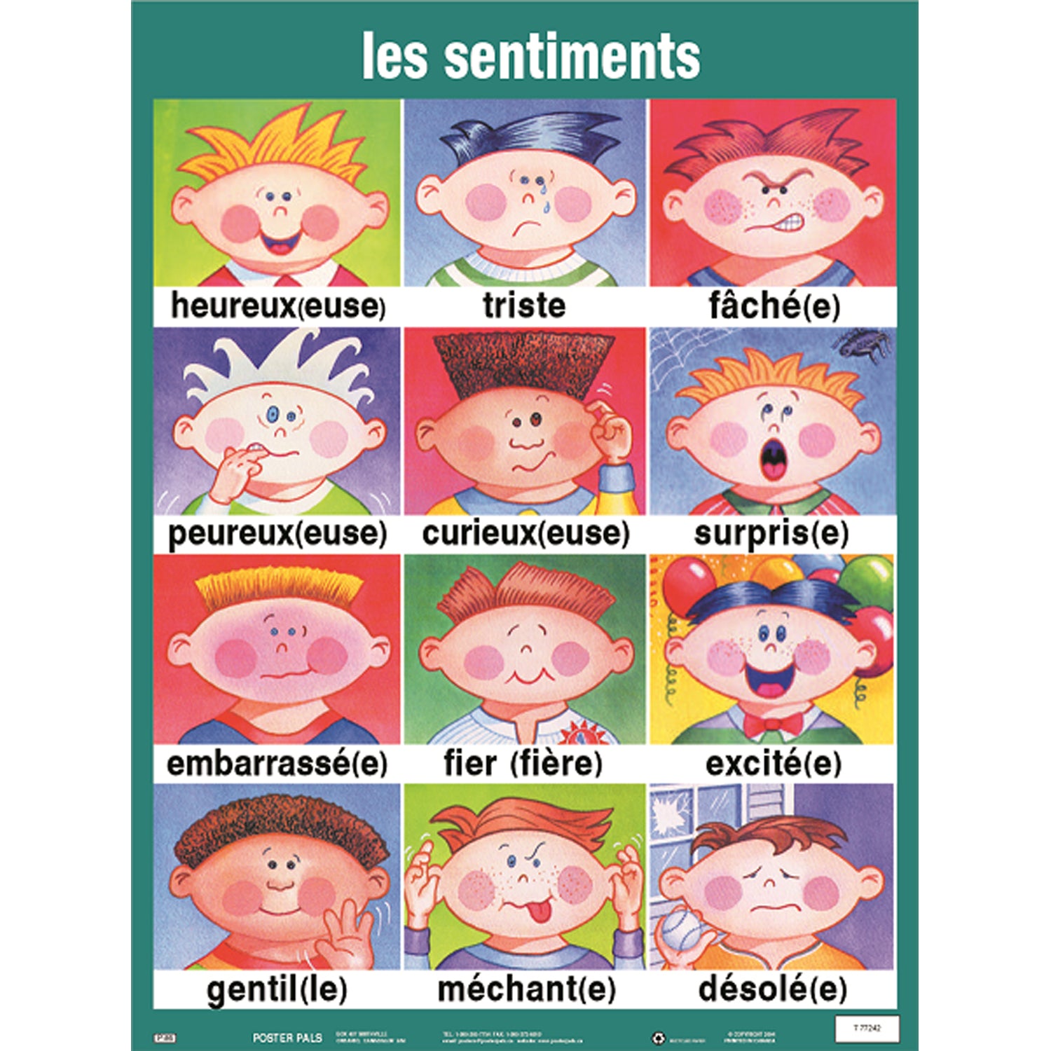 French Essential Classroom Posters Set I