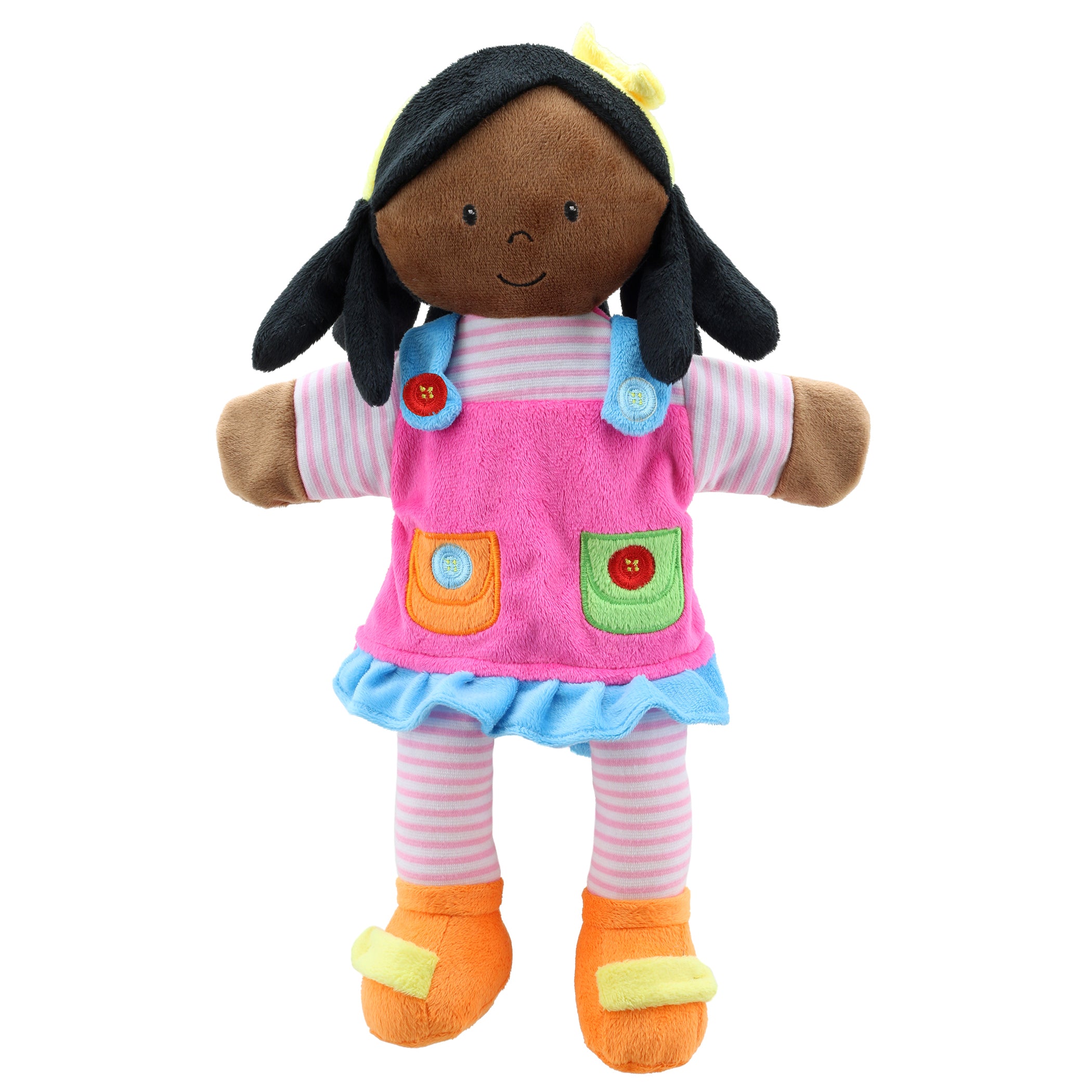 Story Telling Puppets, Girl, Dark Skin Tone