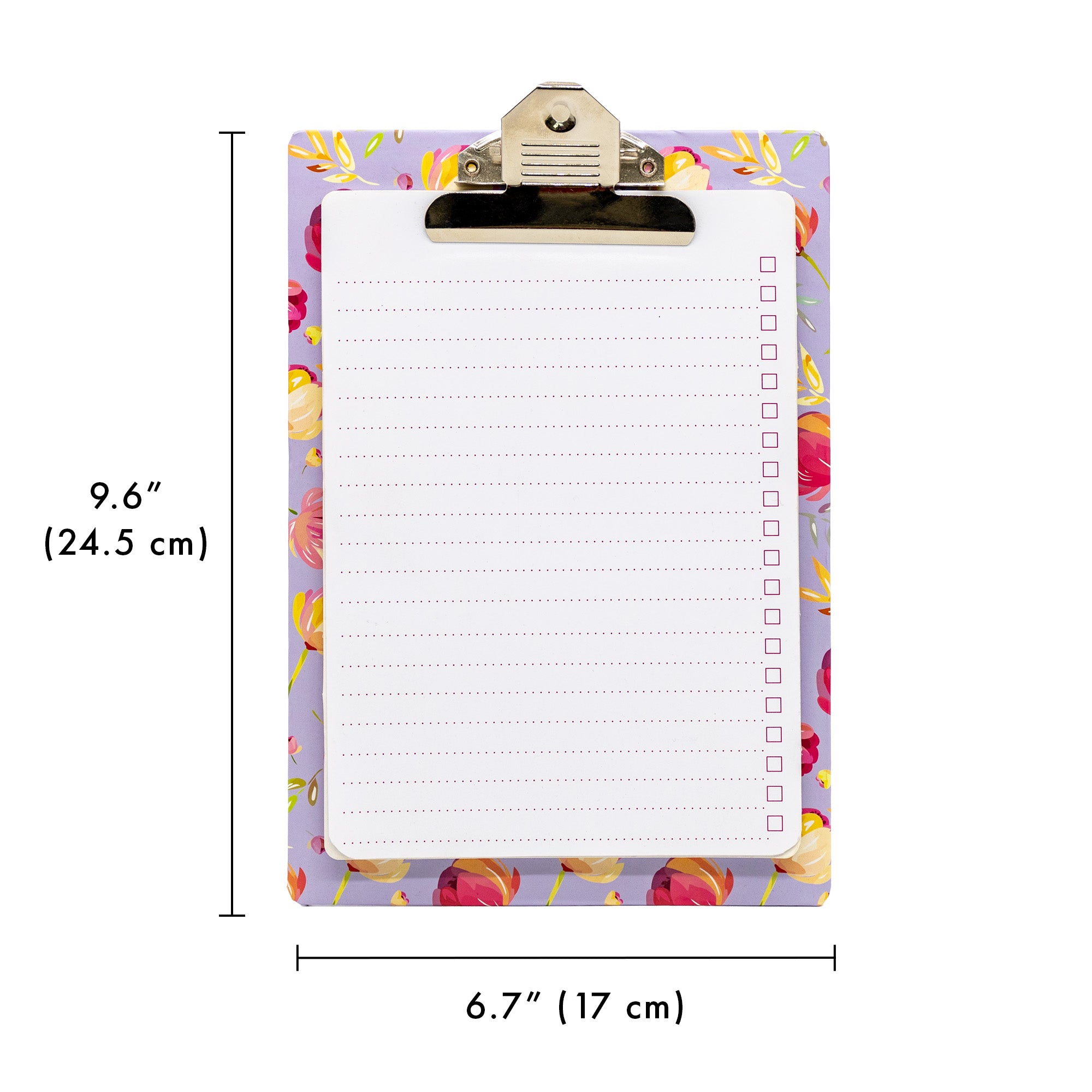 Blossom Clipboard with Pad - Pack 4