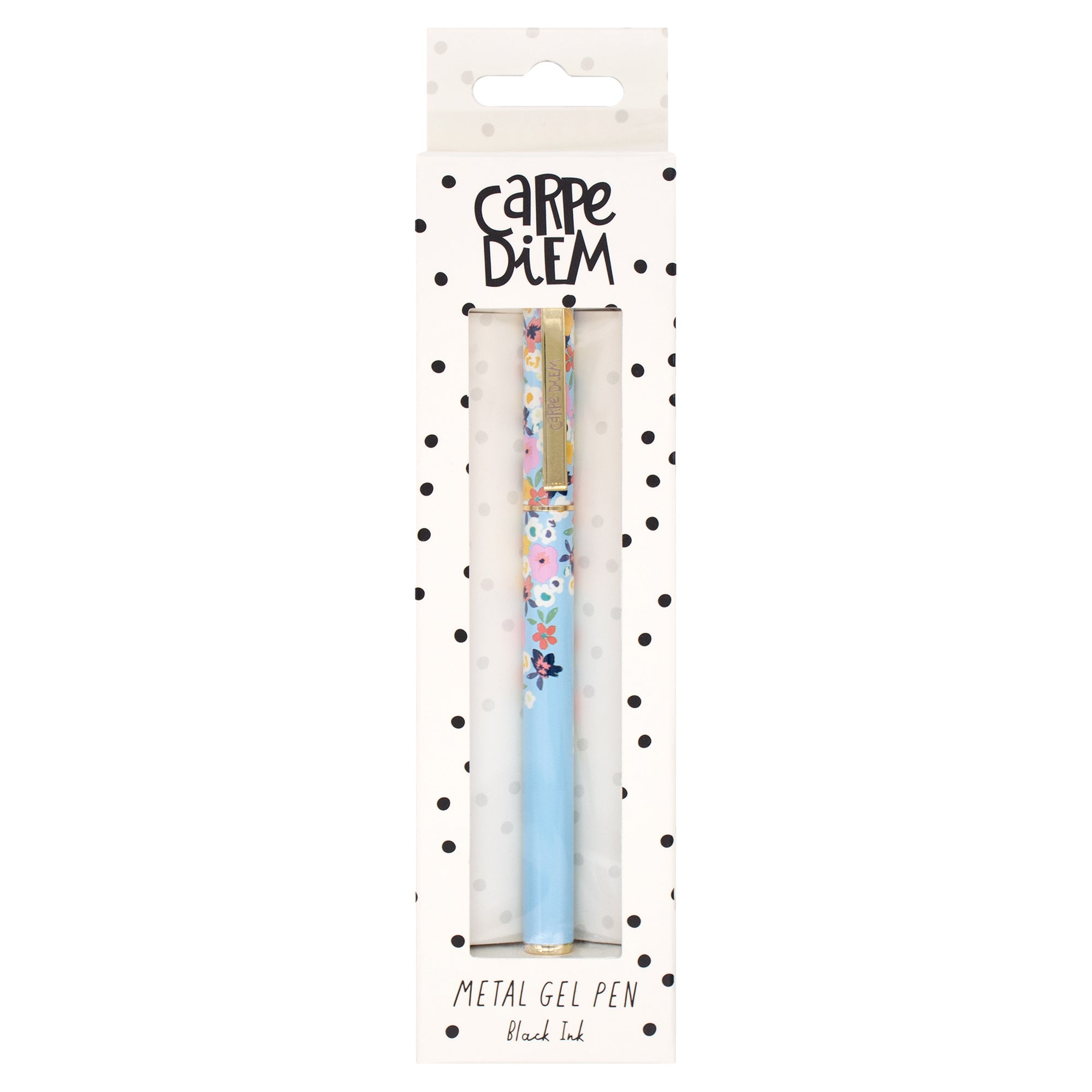 Metal Gel Pen - Ditzy Floral - Pack 6