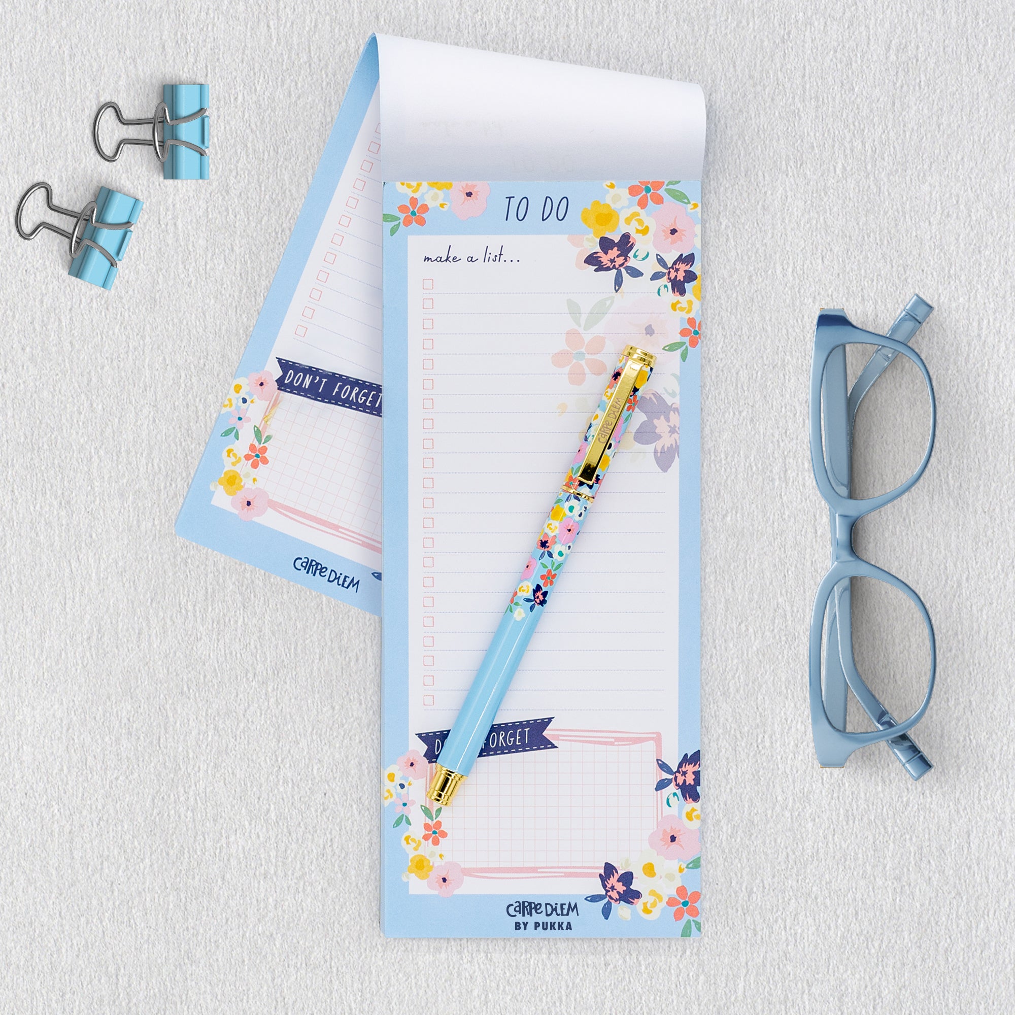 Magnetic To Do List - Ditzy Floral - Pack 6