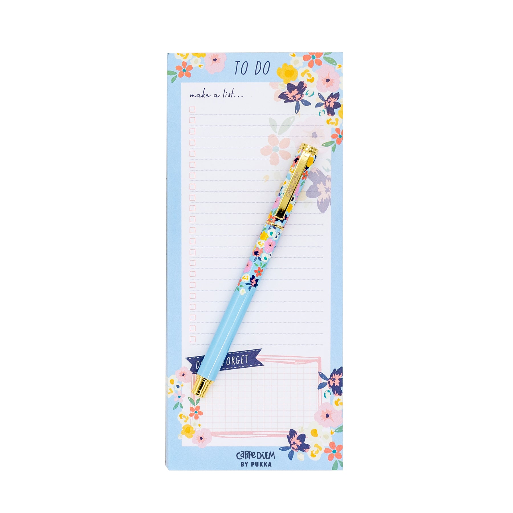 Magnetic To Do List - Ditzy Floral - Pack 6