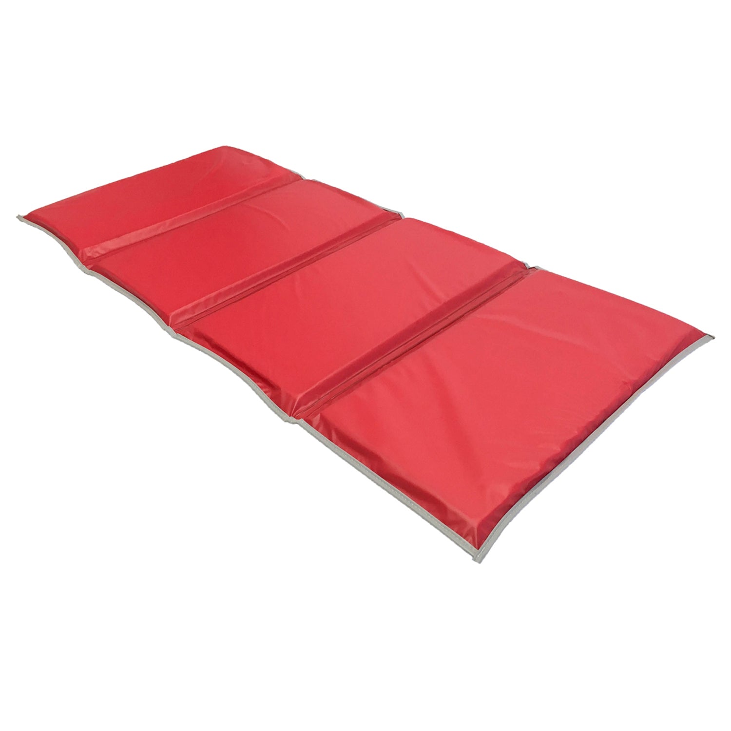 Basic Mat, 1in Thick, Red/Blue with Gray Binding, Pack of 2