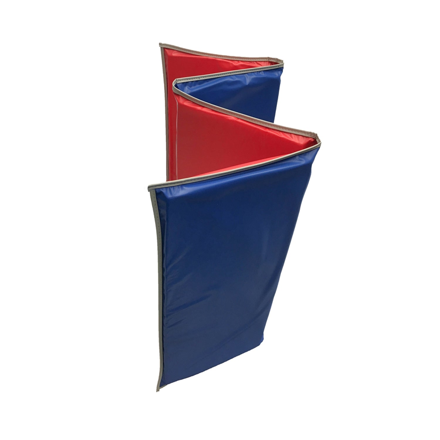 Basic Mat, 1in Thick, Red/Blue with Gray Binding, Pack of 2