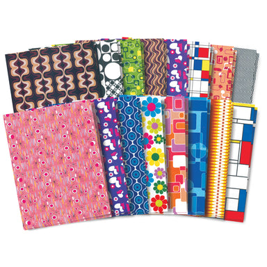 Retro Pop-Paper, 8.5" x 11", 32 Sheets Per Pack, 3 Packs - A1 School Supplies