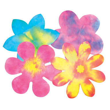 Color Diffusing Paper Flowers, 80 Per Pack, 3 Packs - A1 School Supplies