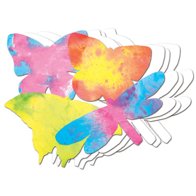 Color Diffusing Paper Butterflies, 48 Per Pack, 3 Packs - A1 School Supplies