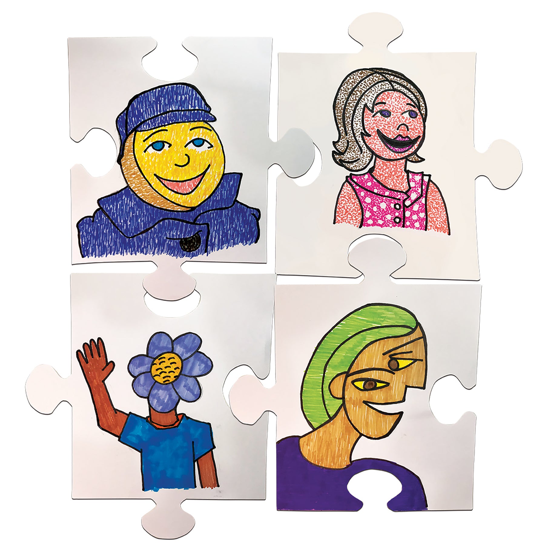 We All Fit Together Giant Puzzle Pieces, 30 Per Pack, 2 Packs