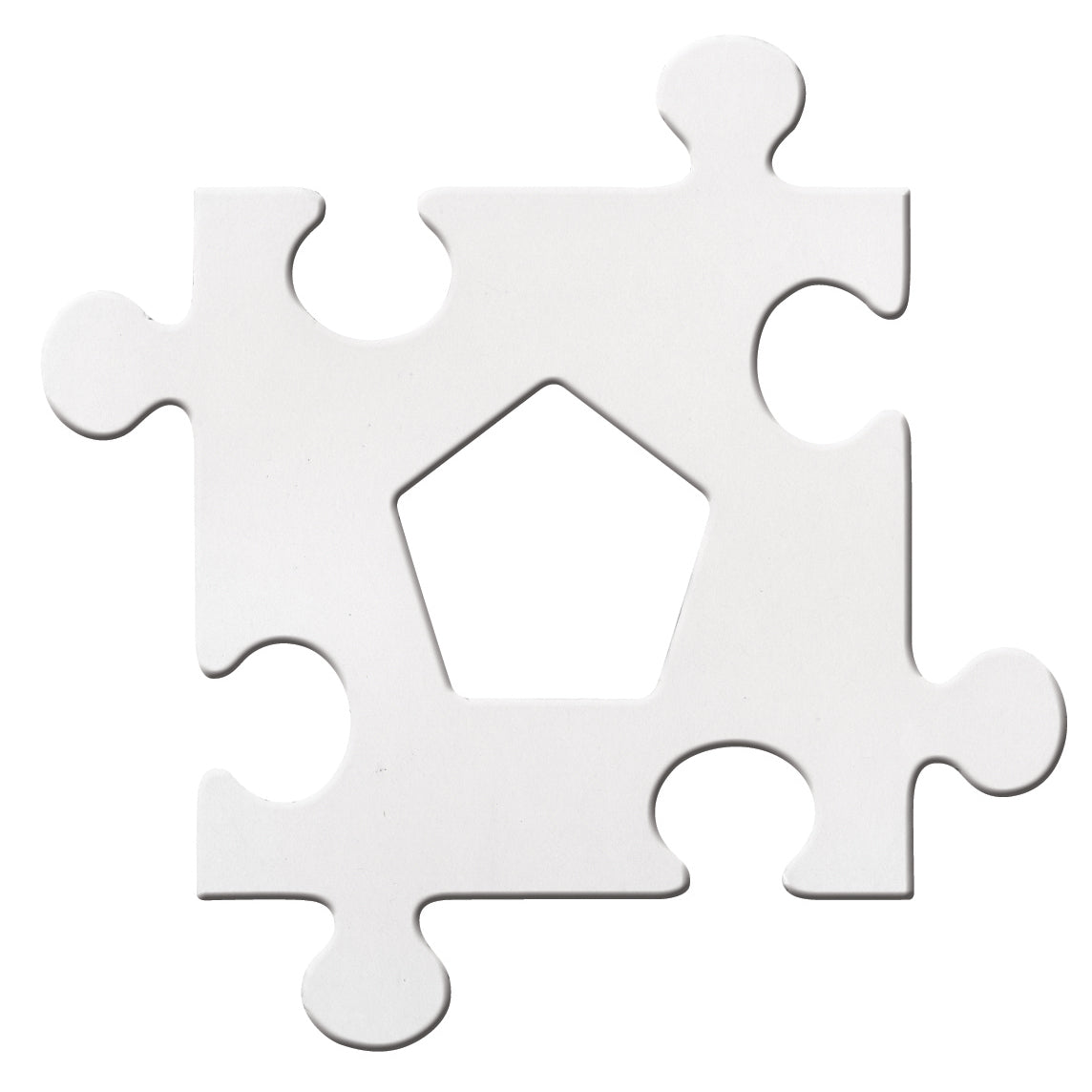 Picture Frame Puzzle Pieces, 24 Per Pack, 2 Packs