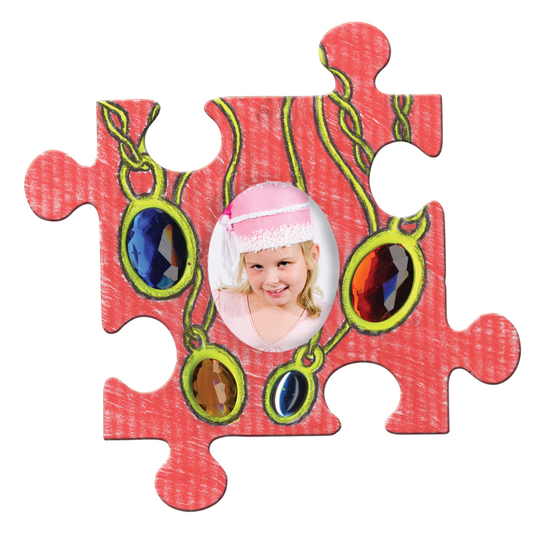 Picture Frame Puzzle Pieces, 24 Per Pack, 2 Packs - A1 School Supplies