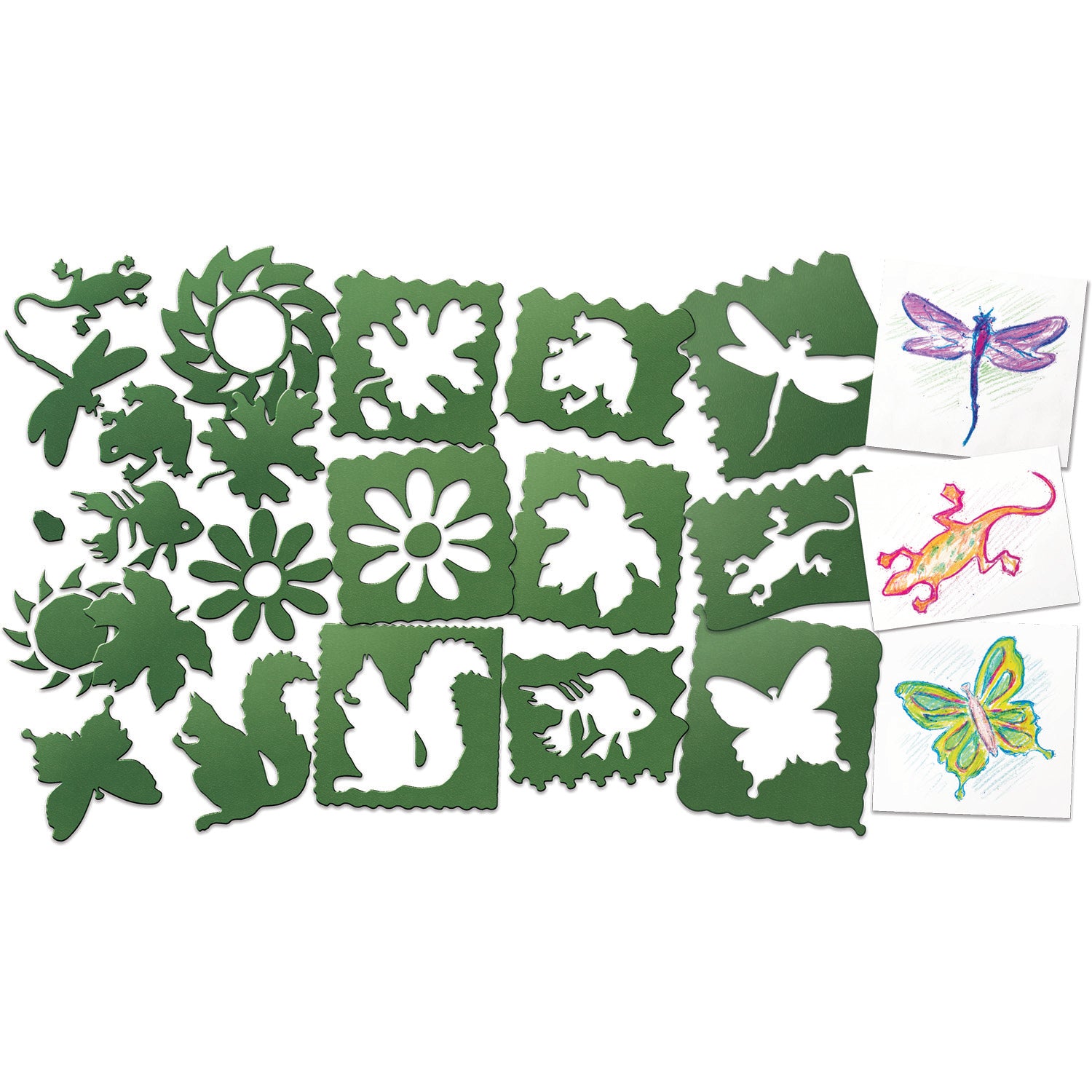 Nature Stencils, 2 Packs - A1 School Supplies