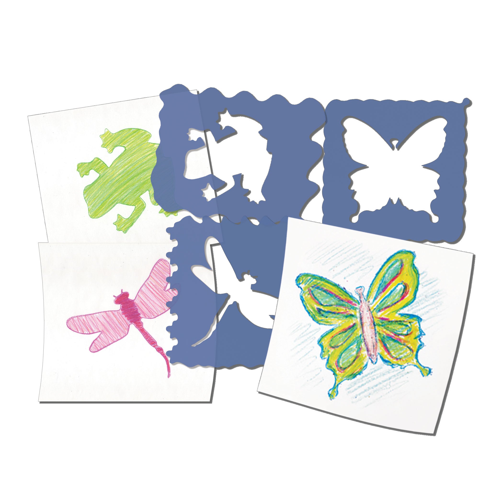 Nature Stencils, 2 Packs - A1 School Supplies