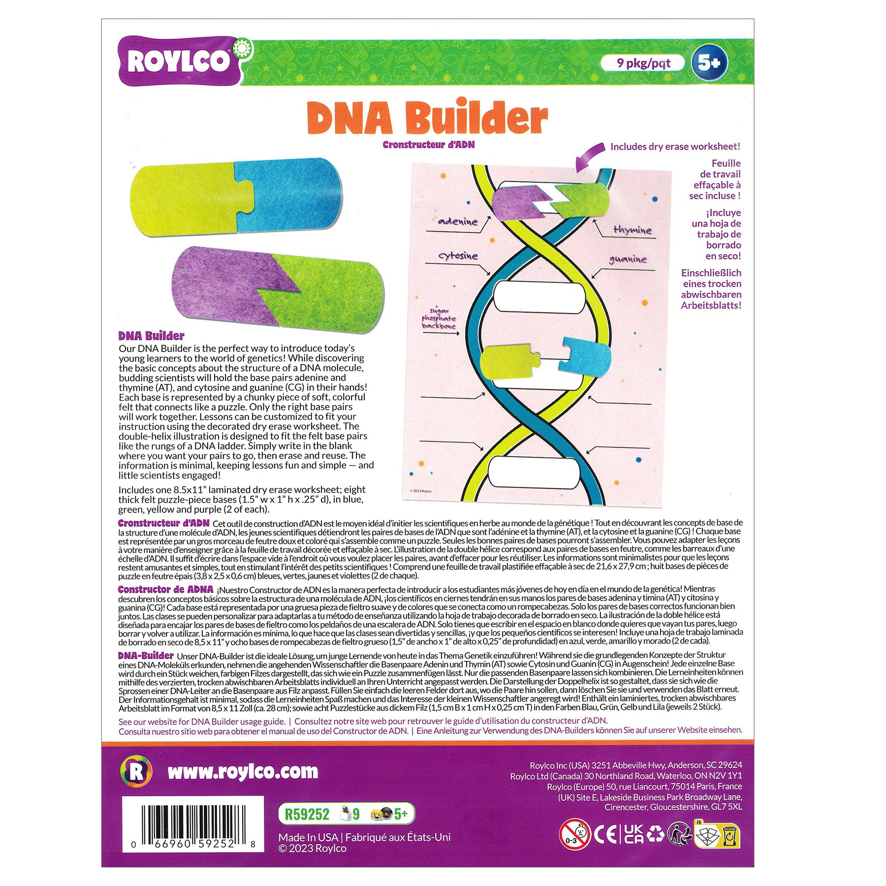 DNA Builder, 9 Pieces