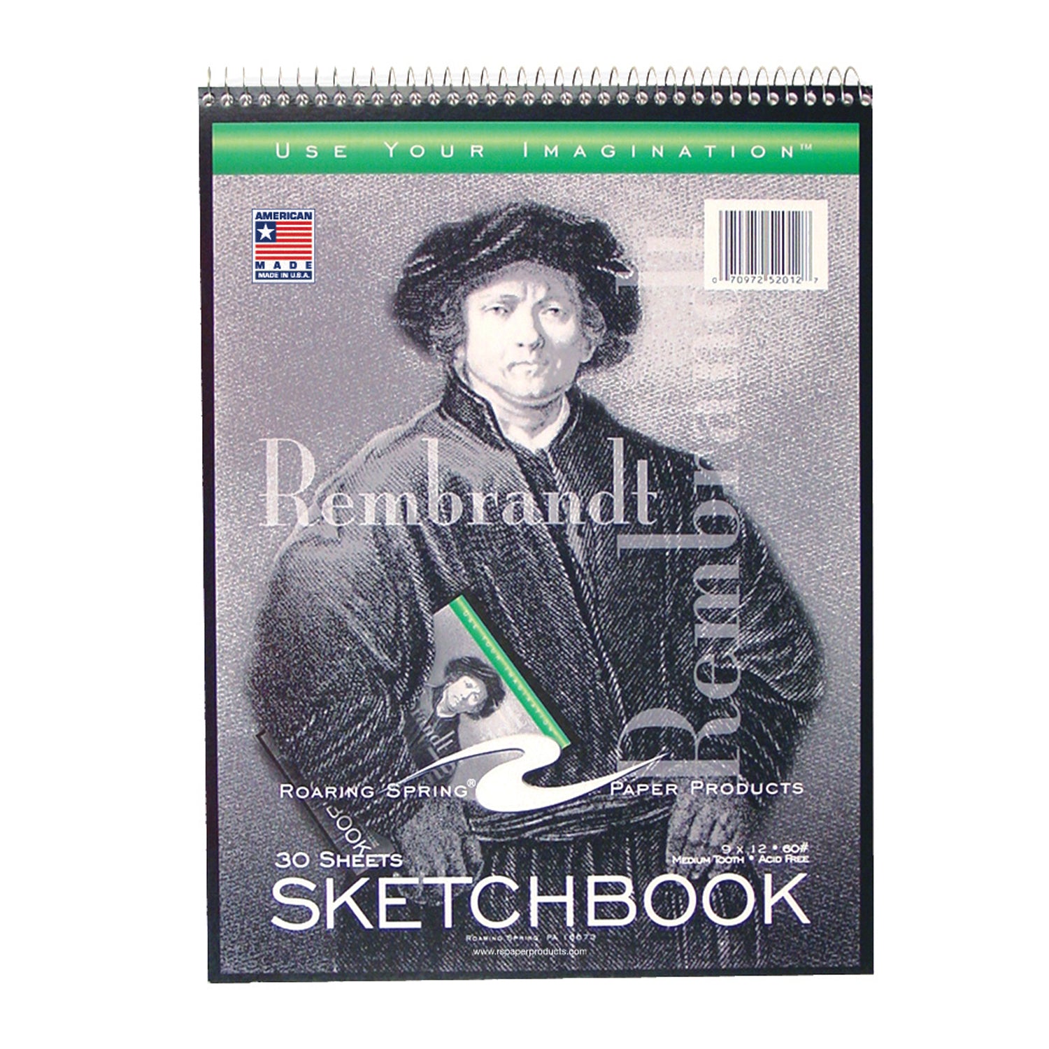 Sketchbook, 9" x 12", 30 Sheets, Pack of 6