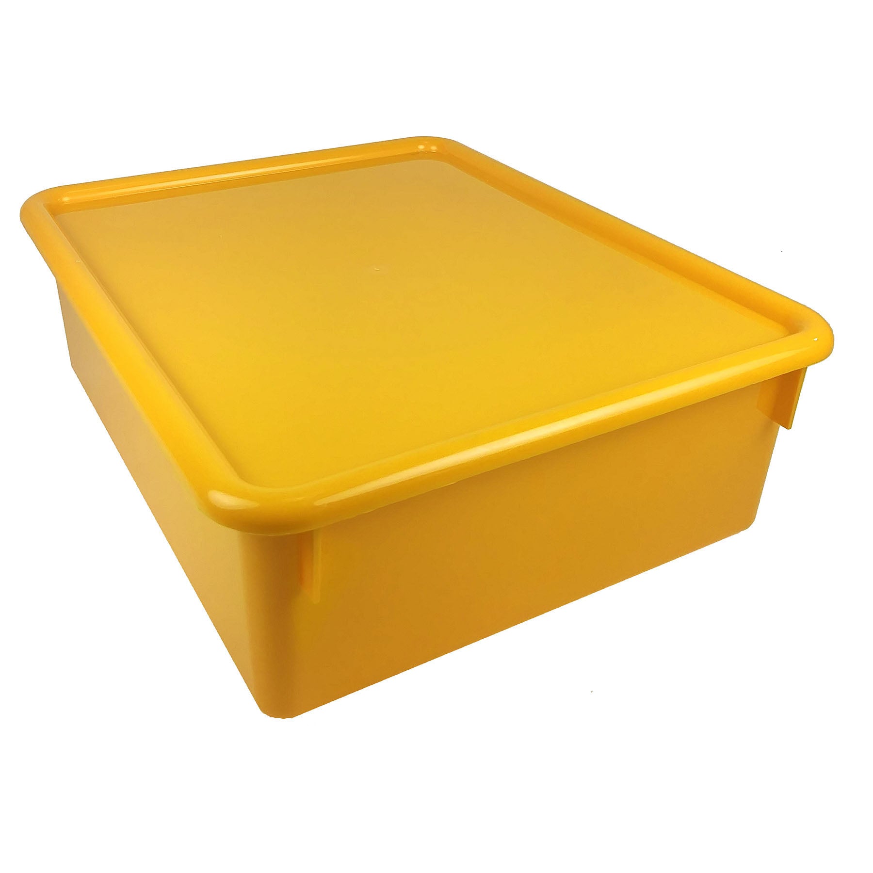 Double Stowaway® Tray with Lid, Yellow