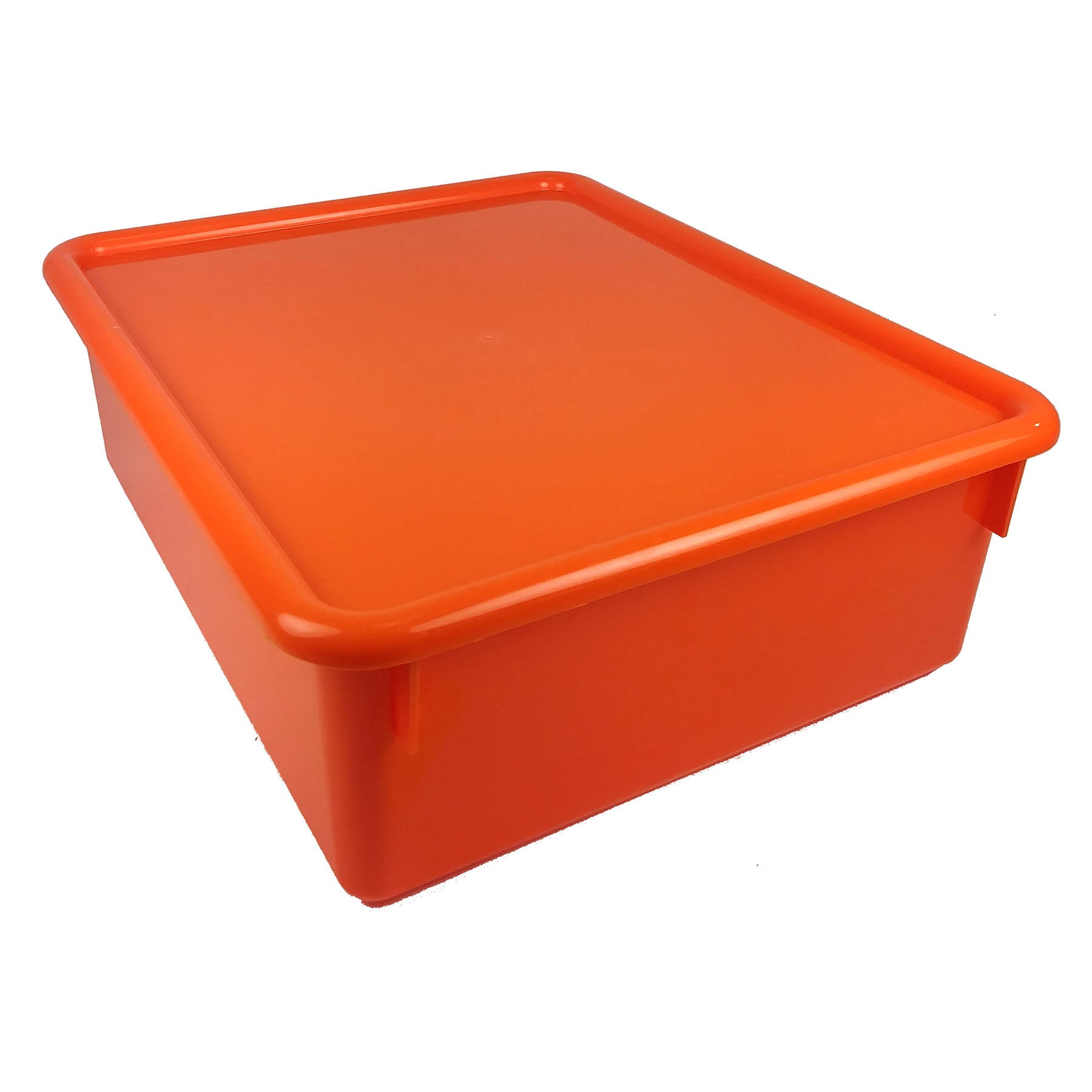 Double Stowaway® Tray with Lid, Orange