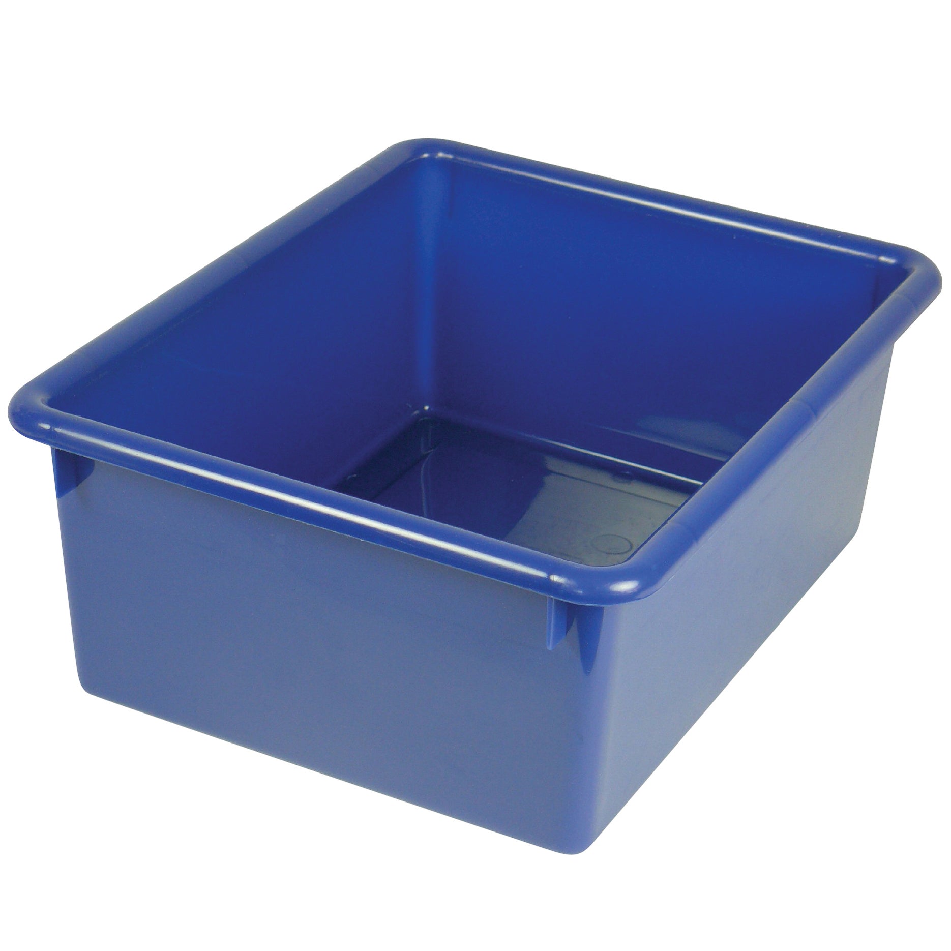 Stowaway® 5" Letter Box no Lid, Blue, Pack of 3