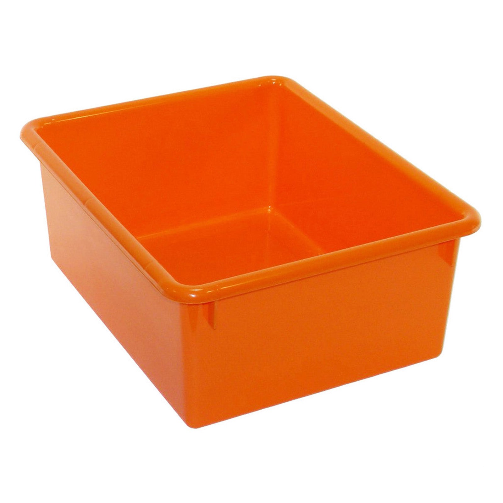 Stowaway® 5" Letter Box no Lid, Orange, Pack of 3