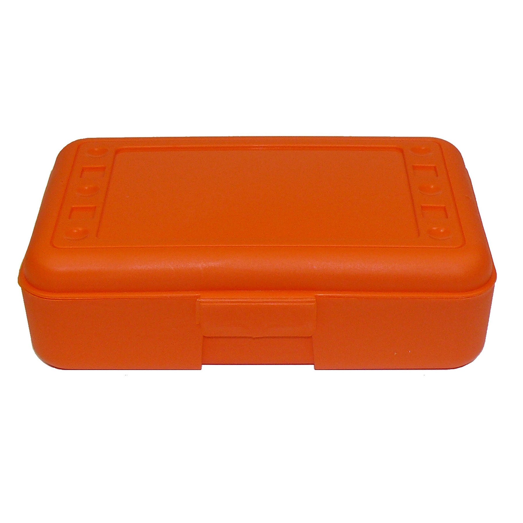 Pencil Box, Orange, Pack of 12 - A1 School Supplies