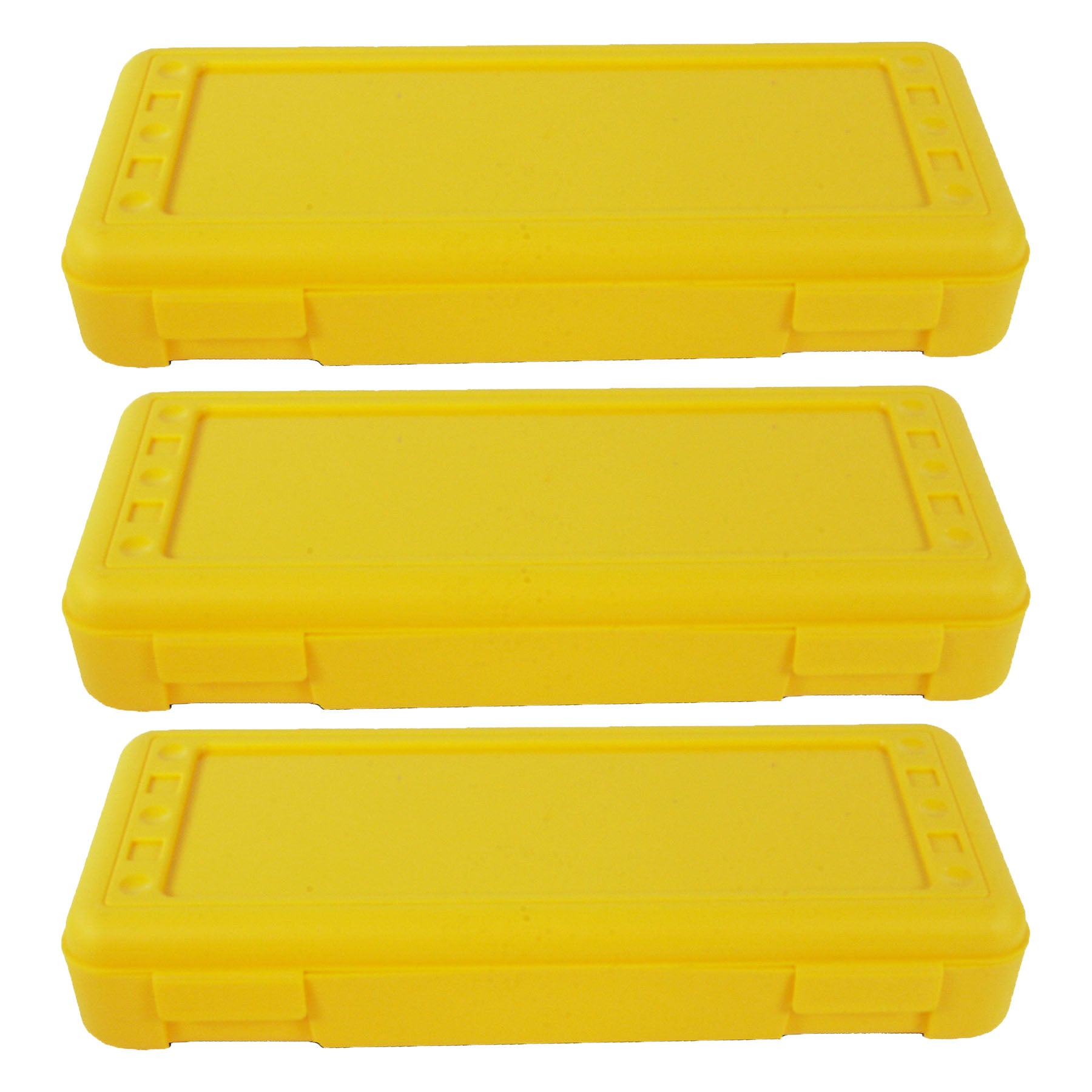 Ruler Box, Yellow, Pack of 3