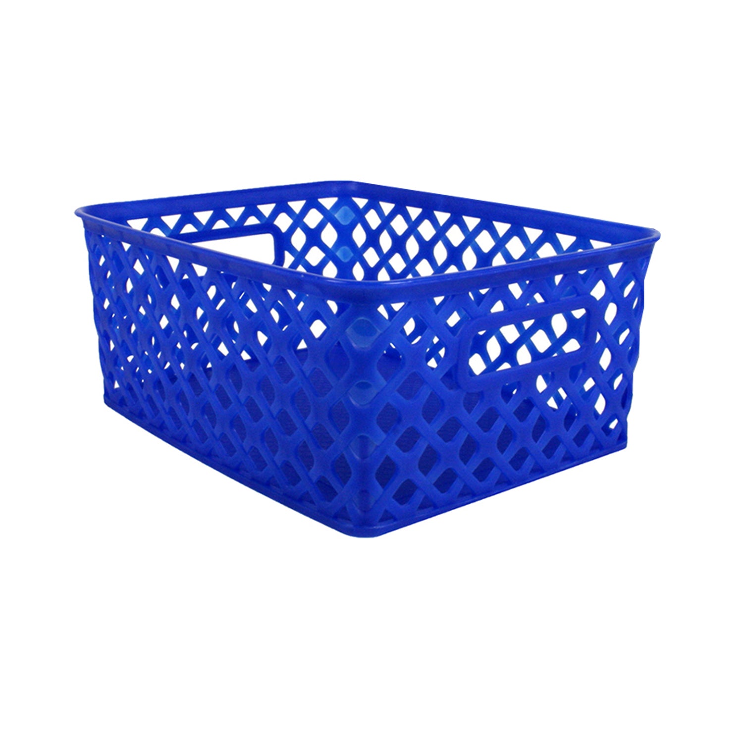 Woven Basket, Small, Blue, Pack of 3