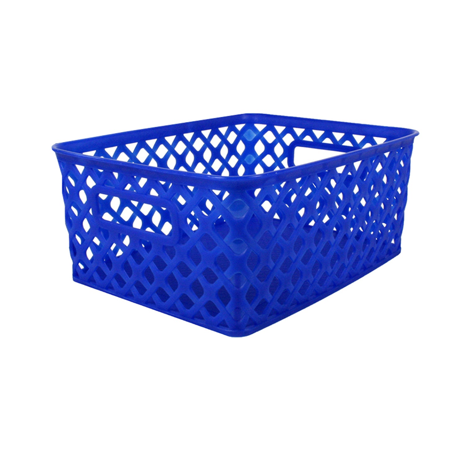 Woven Basket, Small, Blue, Pack of 3