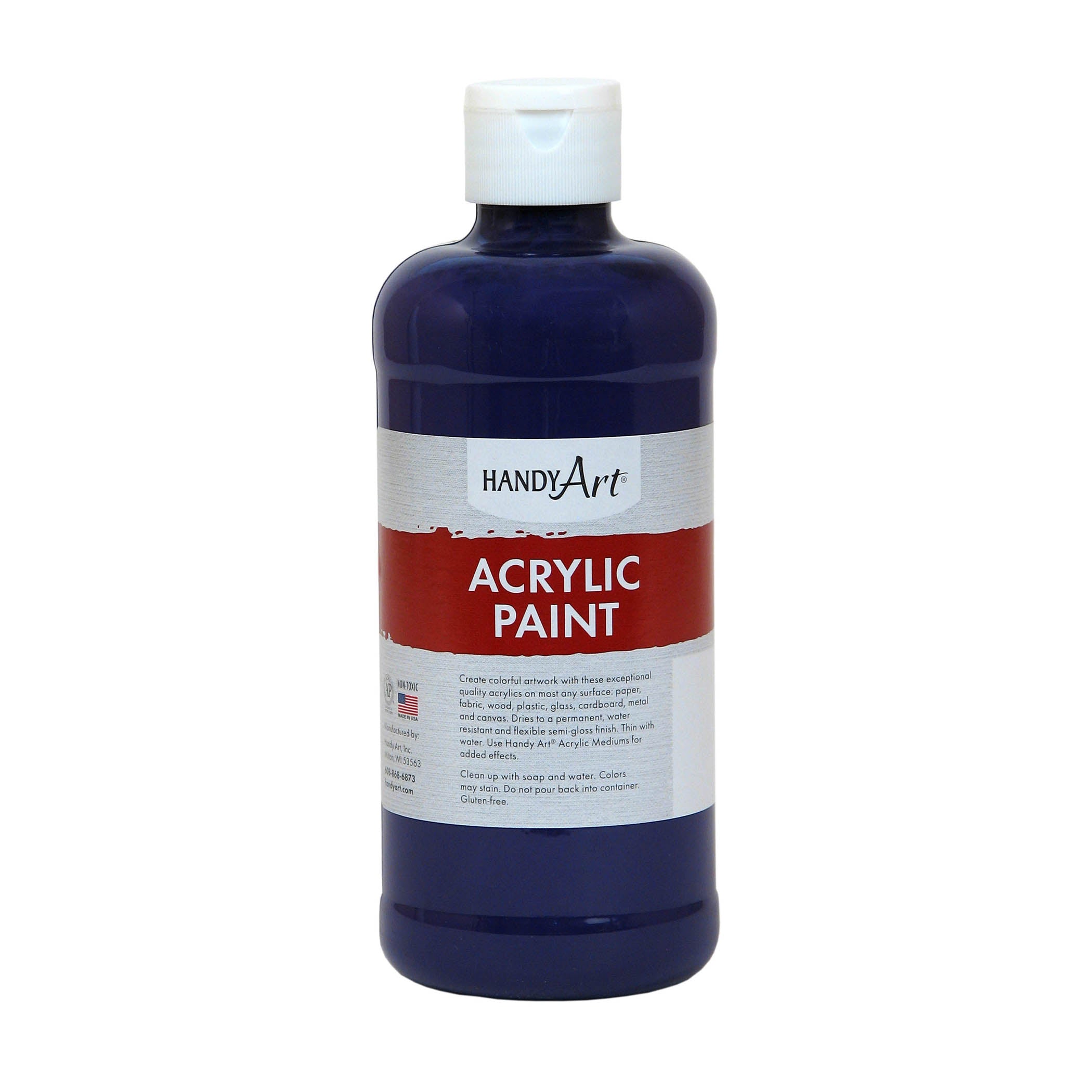 Acrylic Paint 16 oz, Violet, Pack of 3