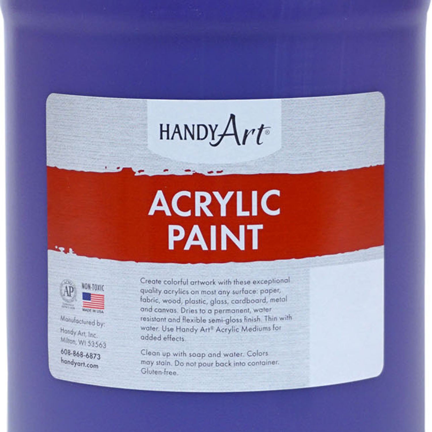 Acrylic Paint Half Gallon, Violet