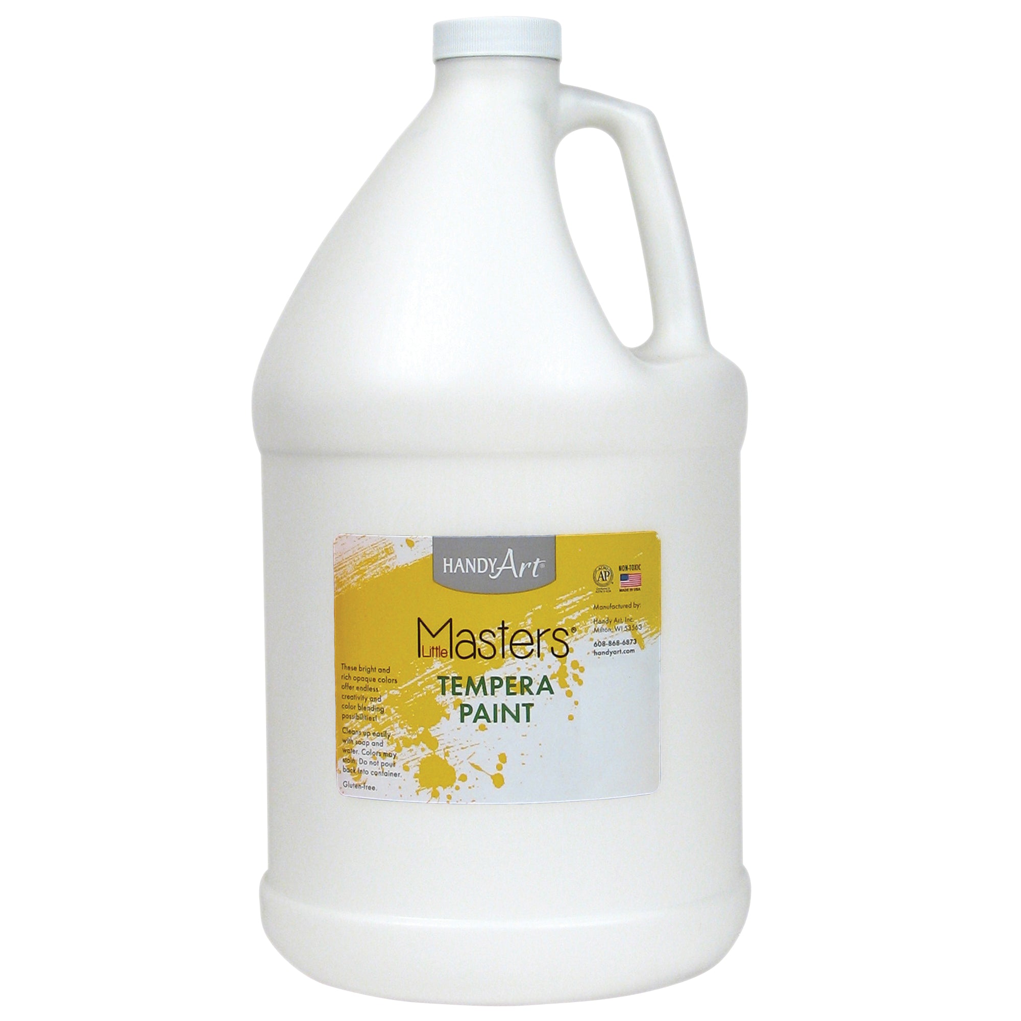 Little Masters® Tempera Paint, White, Gallon