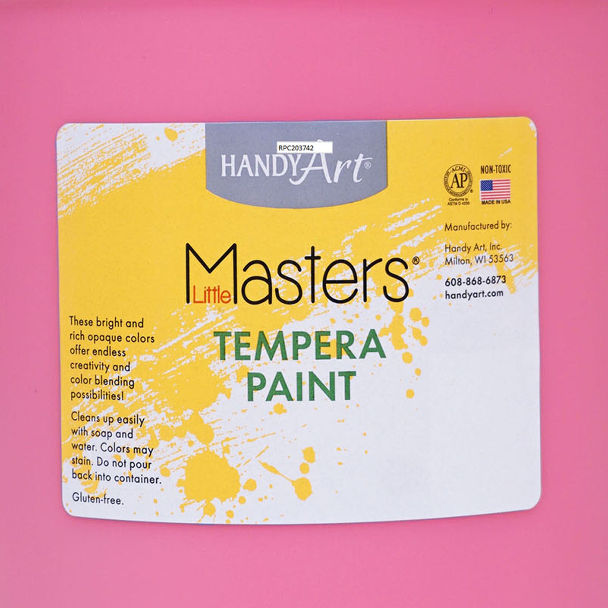 Little Masters® Tempera Paint, Pink, Gallon