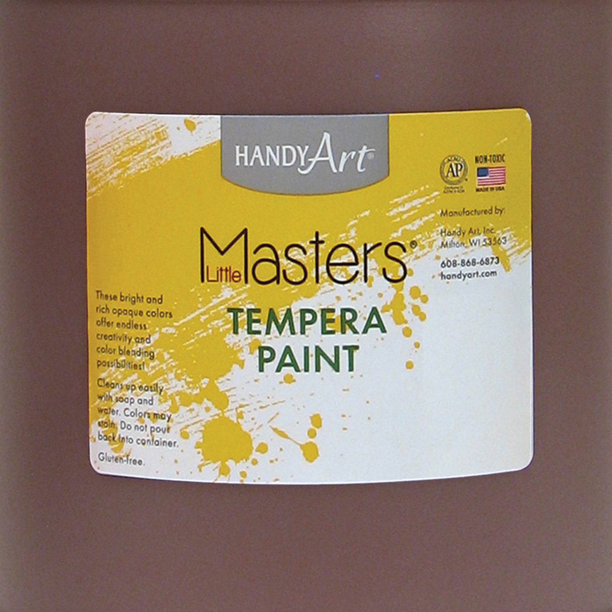 Little Masters® Tempera Paint, Brown, Gallon